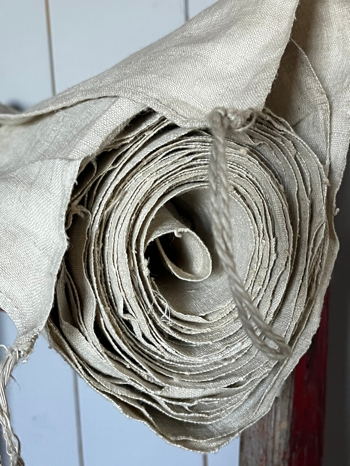 Rarität von 1871: 4,8 Meter sauberes, feines Leinen