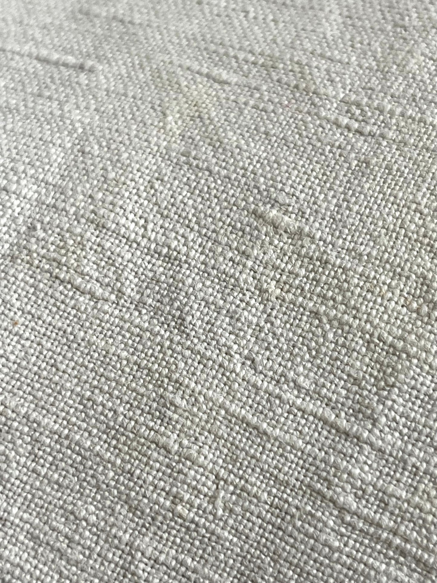 Schweres Leinentuch Laken mit Monogramm 190 x 140