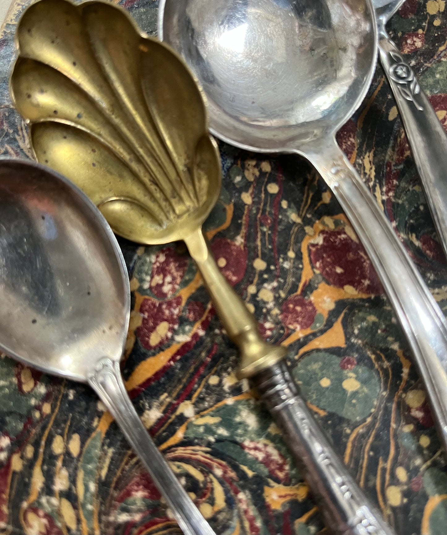 6 x Vintage Löffel aus Belgien