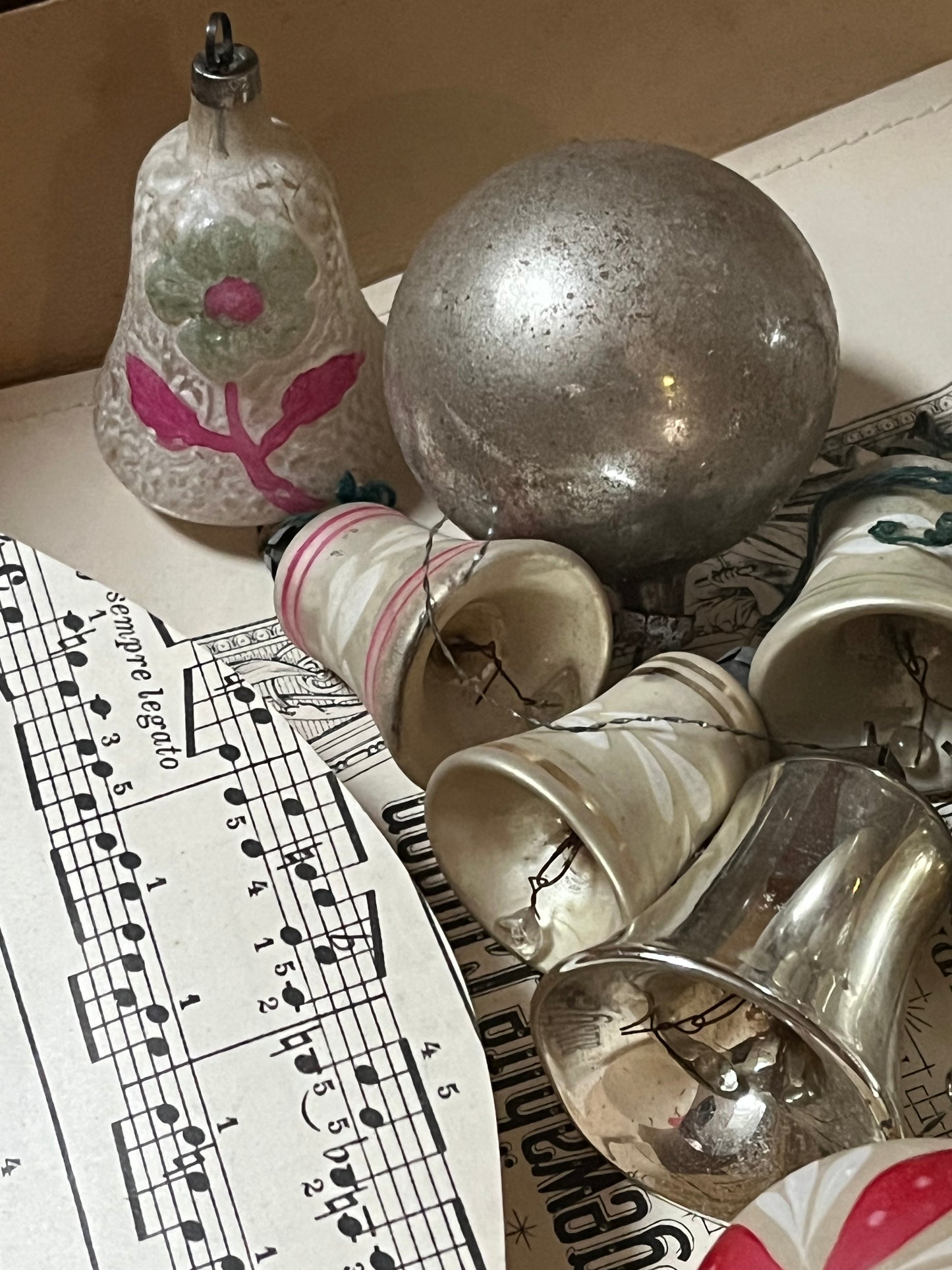 Große Sammlung Weihnachtsschmuck von ca. 1940