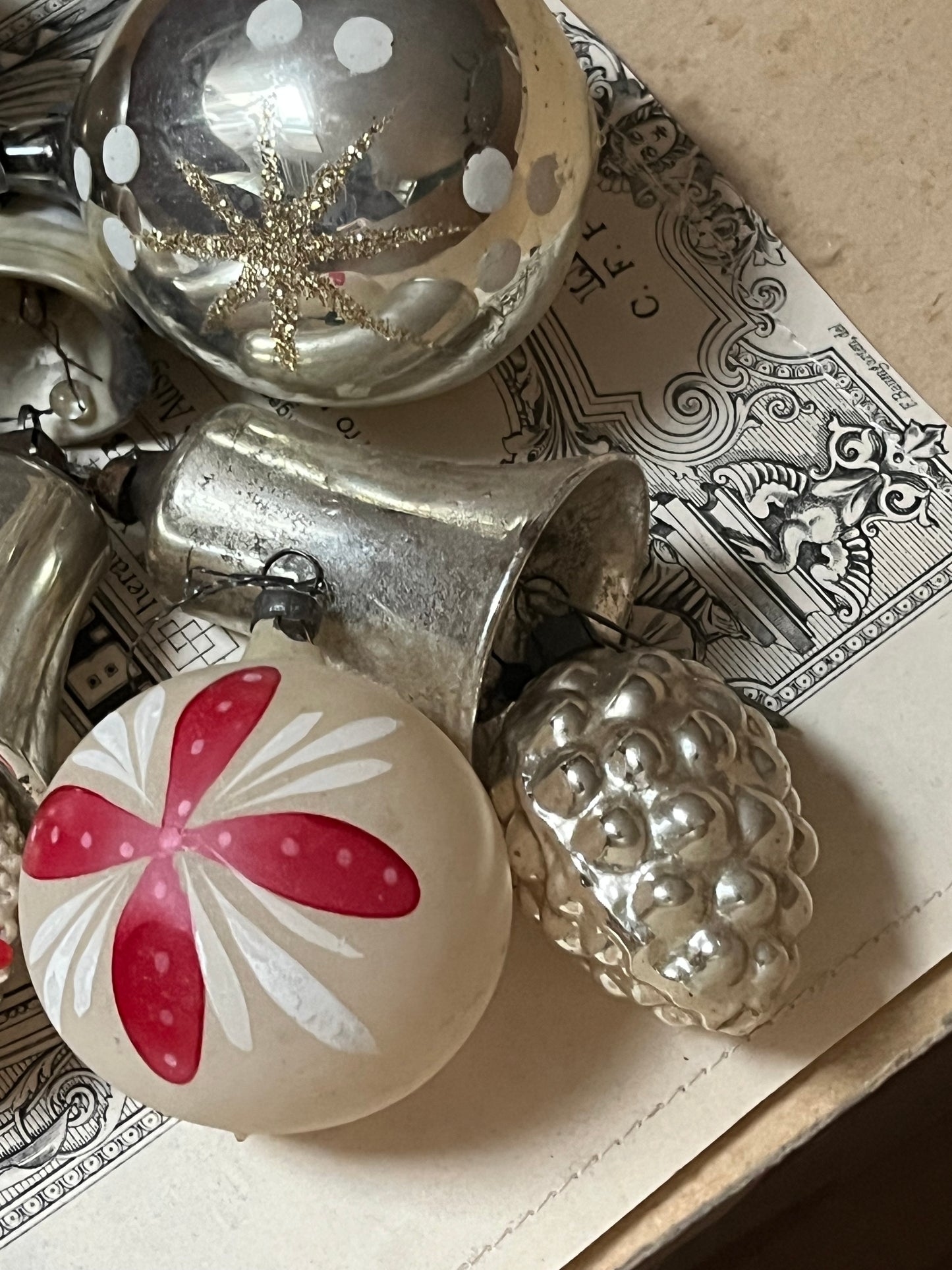 Große Sammlung Weihnachtsschmuck von ca. 1940