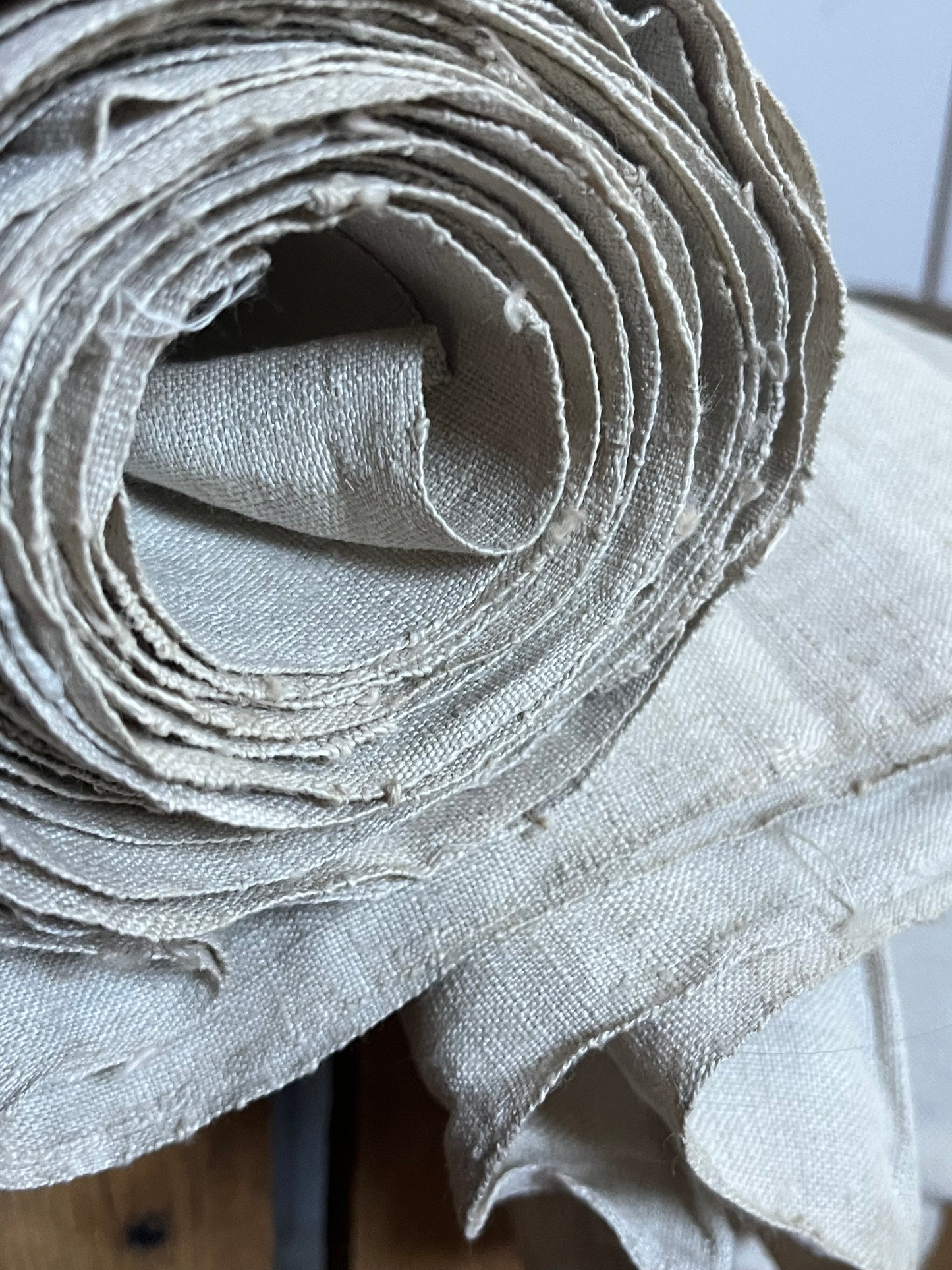 Rarität von 1871: 4,8 Meter sauberes, feines Leinen