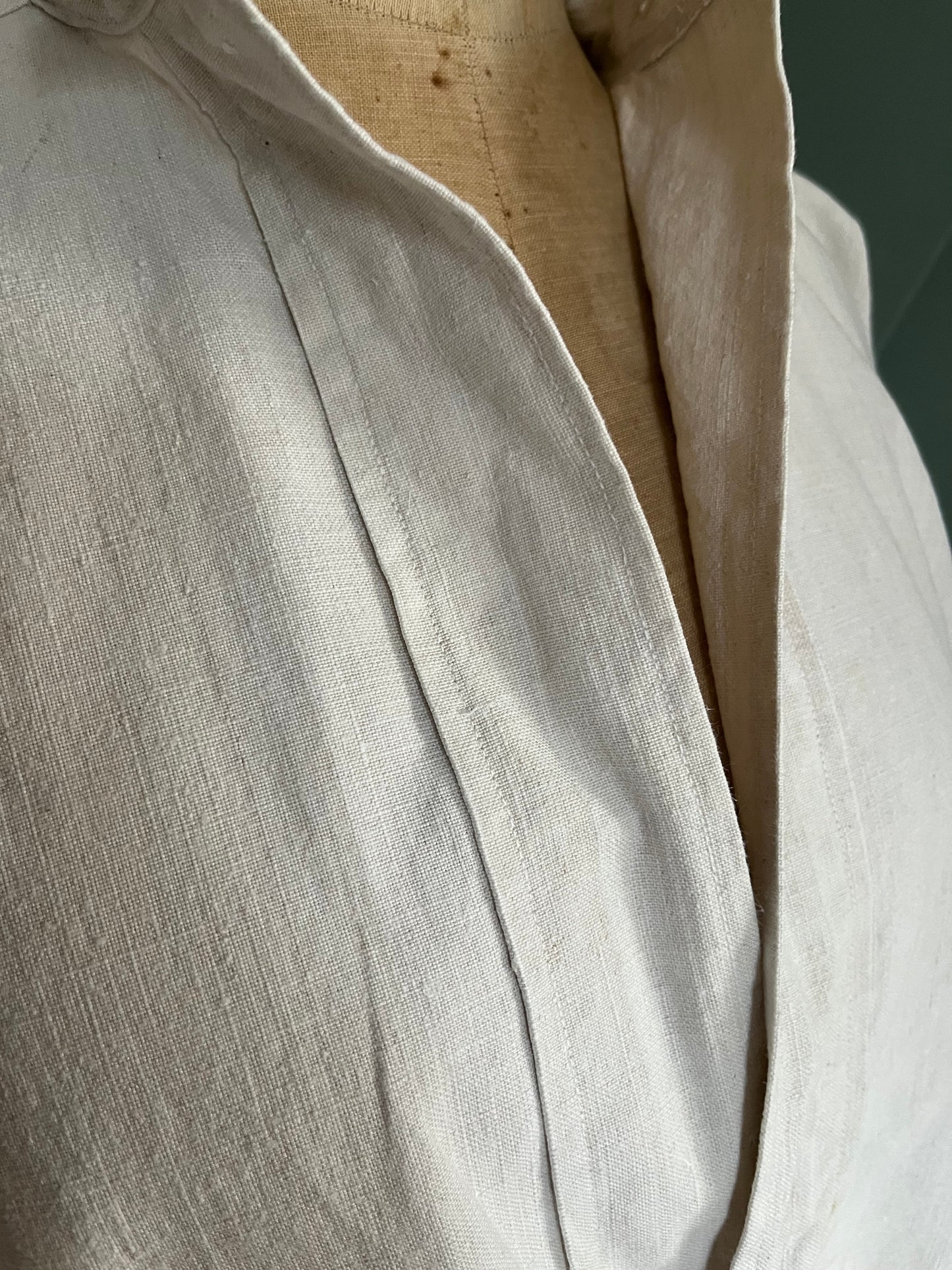 Großvaterhemd mit Stil und Monogramm AB: heute gemütliche Tunika