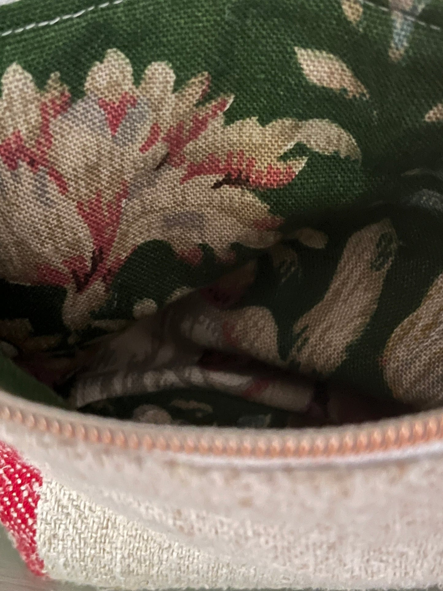 Kosmetiktasche Tasche gestreift kleiner Shopper