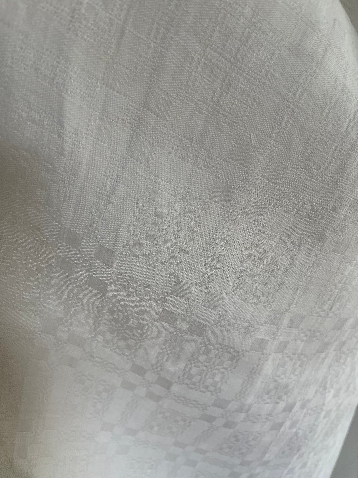 3,3 Meter handgewebtes Jugendstil Leinen Bielefeld um 1910