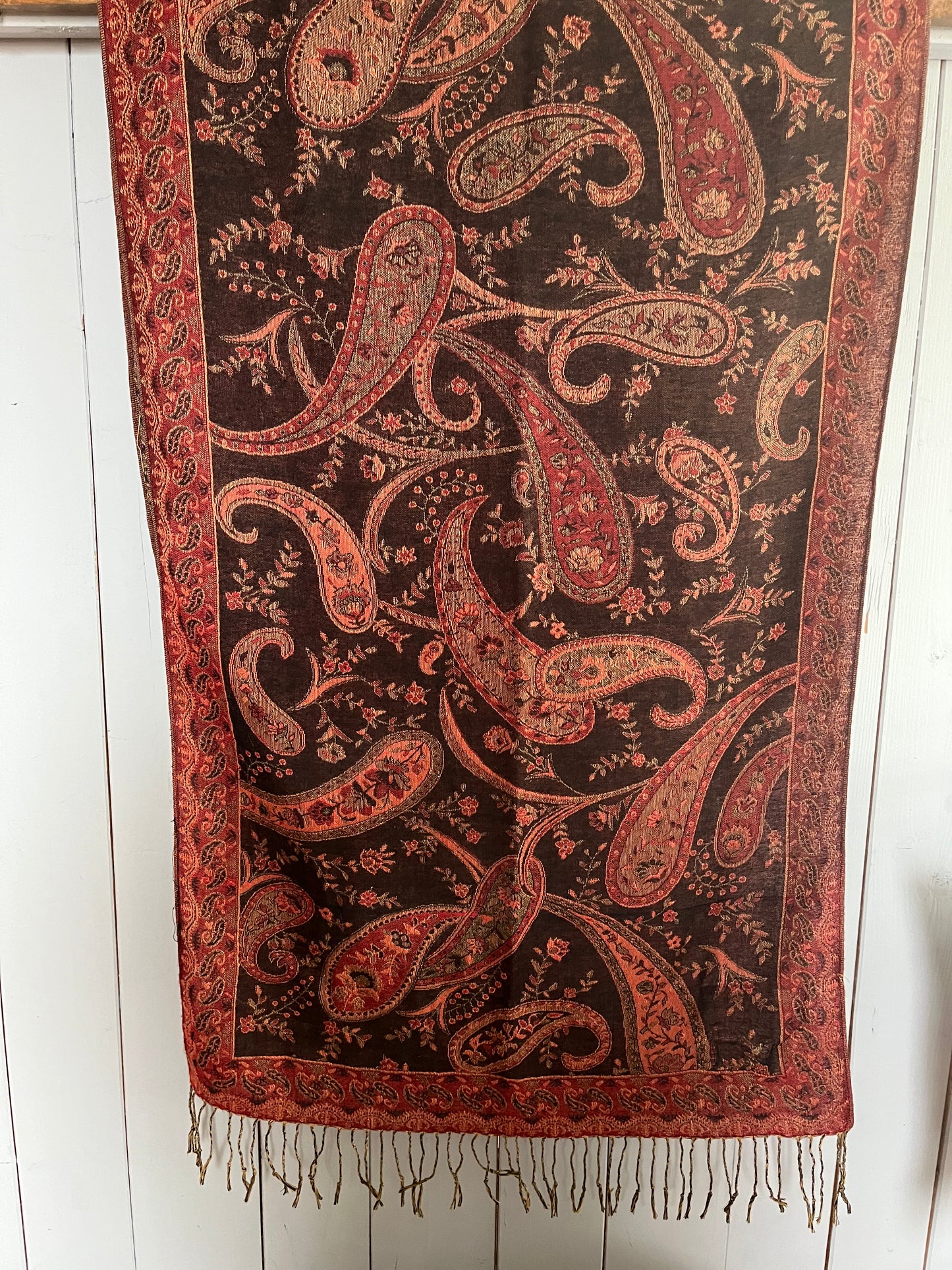 Kaschmir Vintage Schal Tuch aus Frankreich