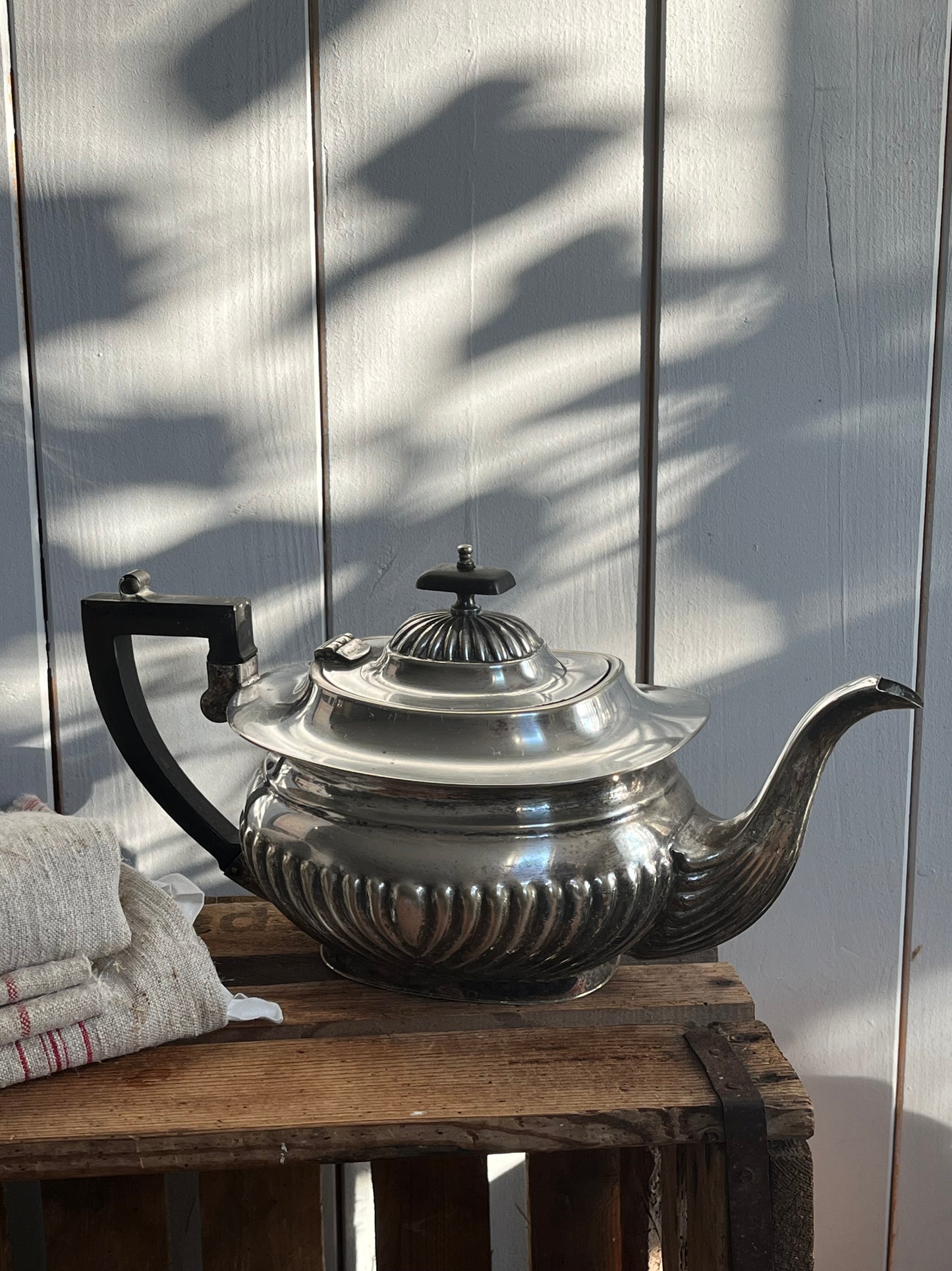 Alte englische Teekanne silverplate Klassiker