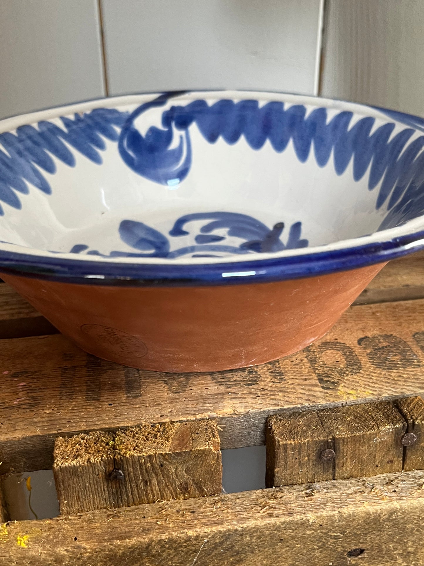 Keramik aus Granada - kleine Schüssel blau/weiß