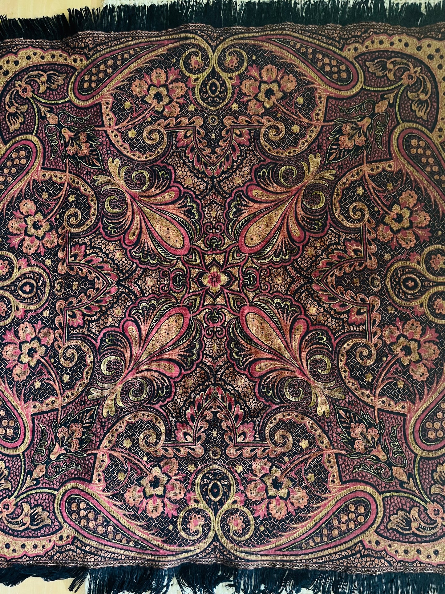 Paisleydecke aus Frankreich