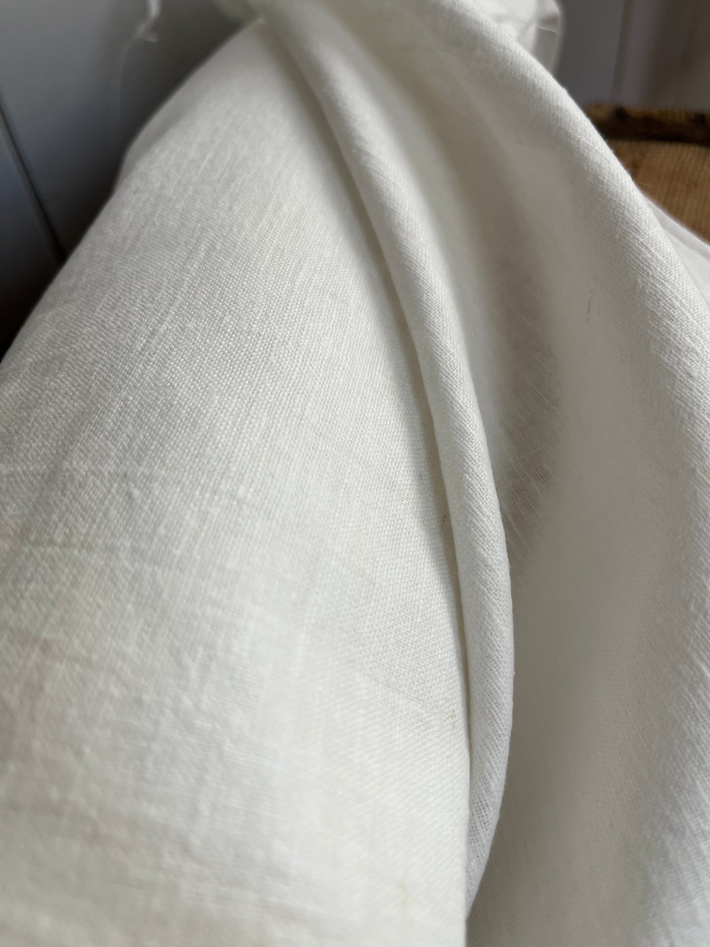 Zartes Halbleinen von 1940 - 6,5 x 0,65 Meter sauber