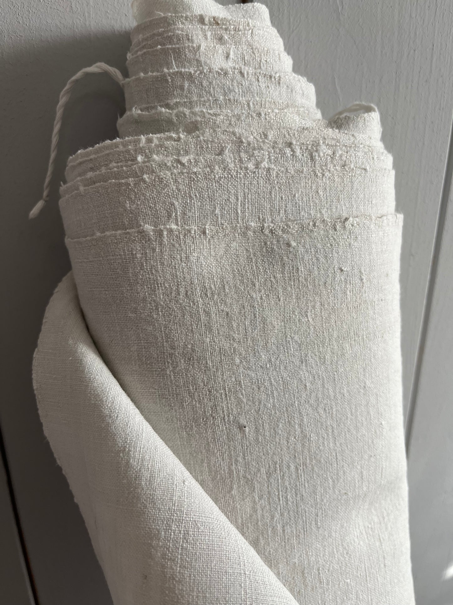 Feines, seltenes Leinen von 1890 - 5 x 0,72 Meter sauber