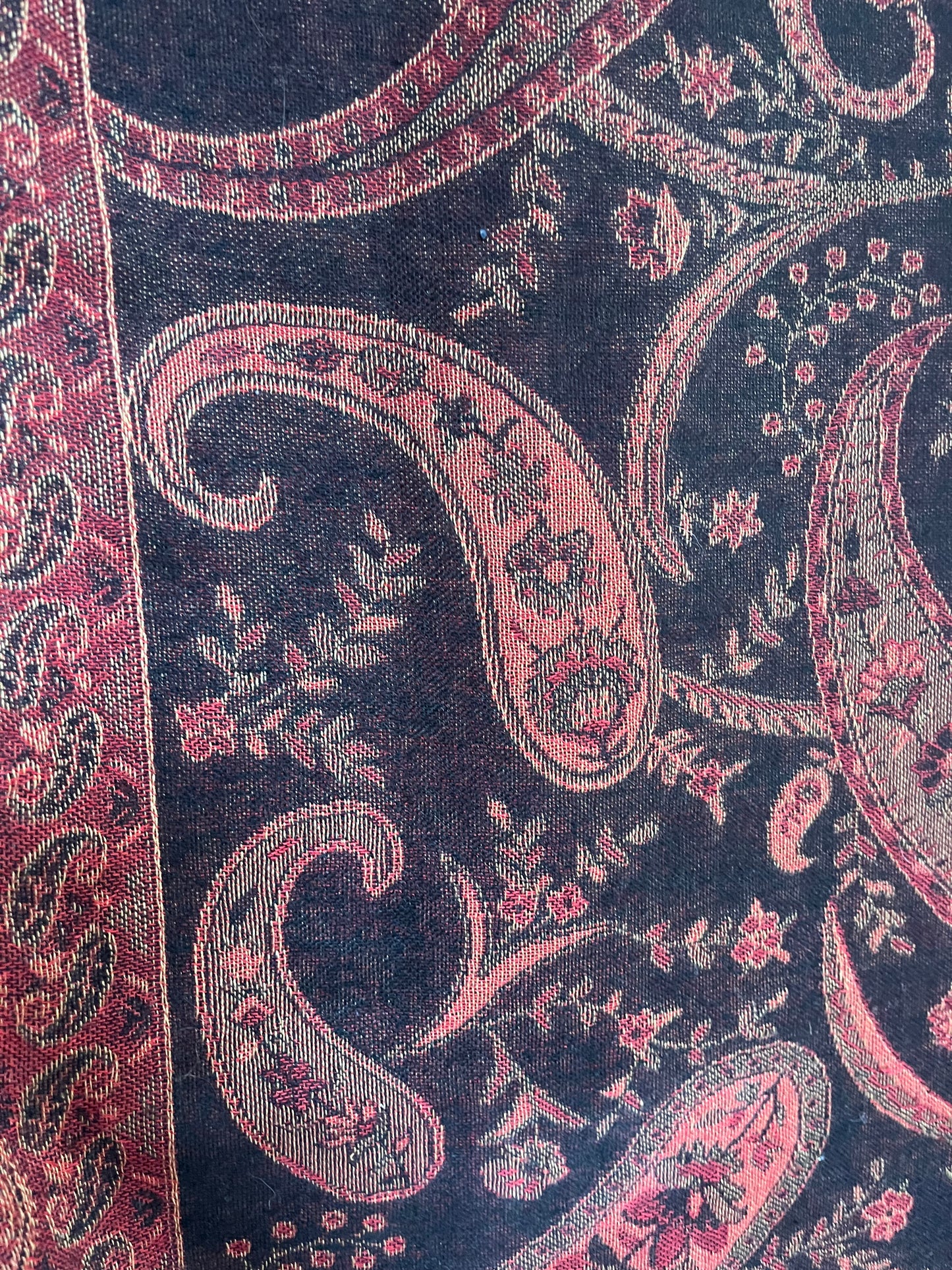 Kaschmir Vintage Schal Tuch aus Frankreich