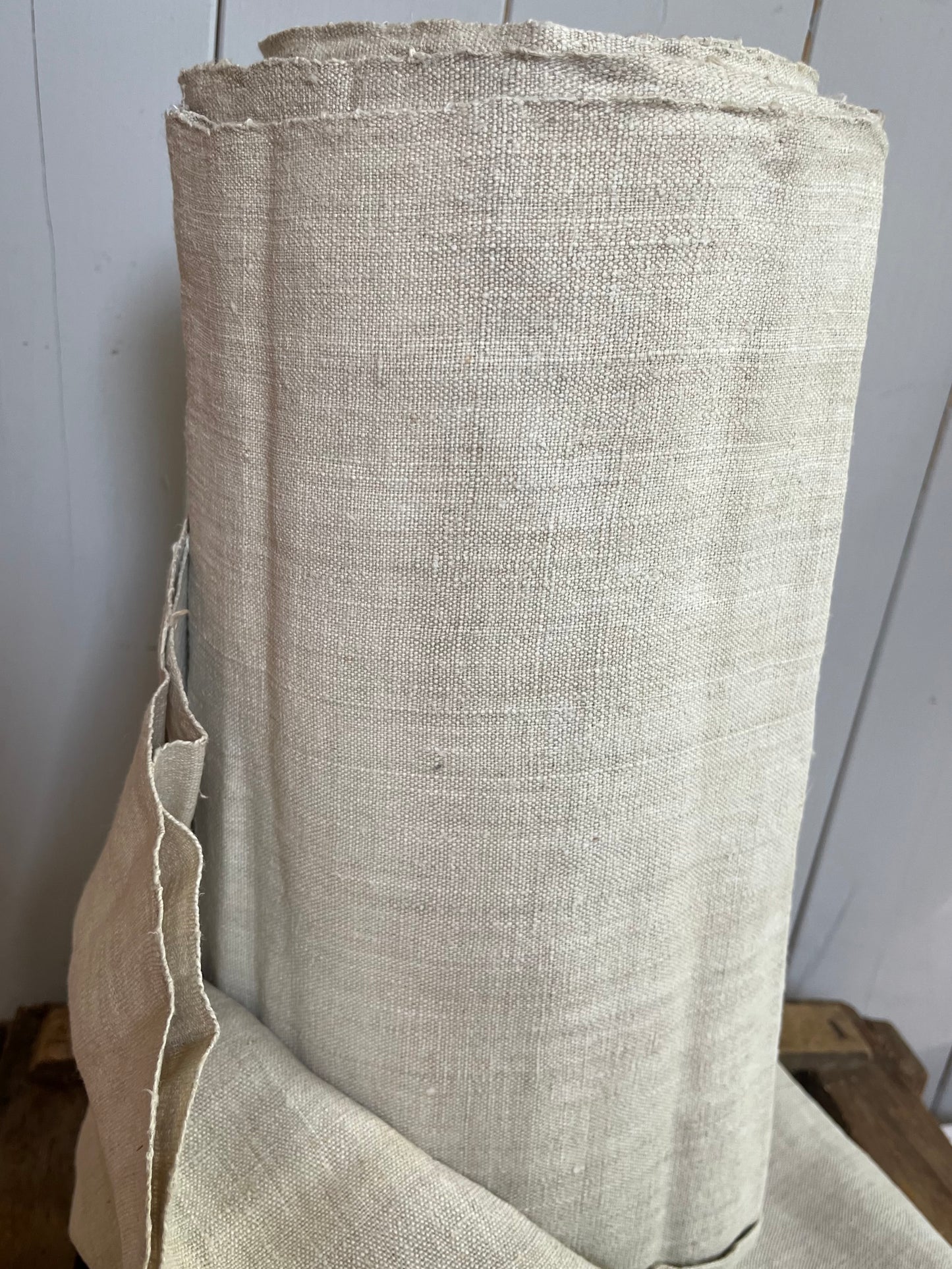 11,8 Meter bestes Leinen von 1873 aus Bayern 3,3 Kilo - 82 cm breit