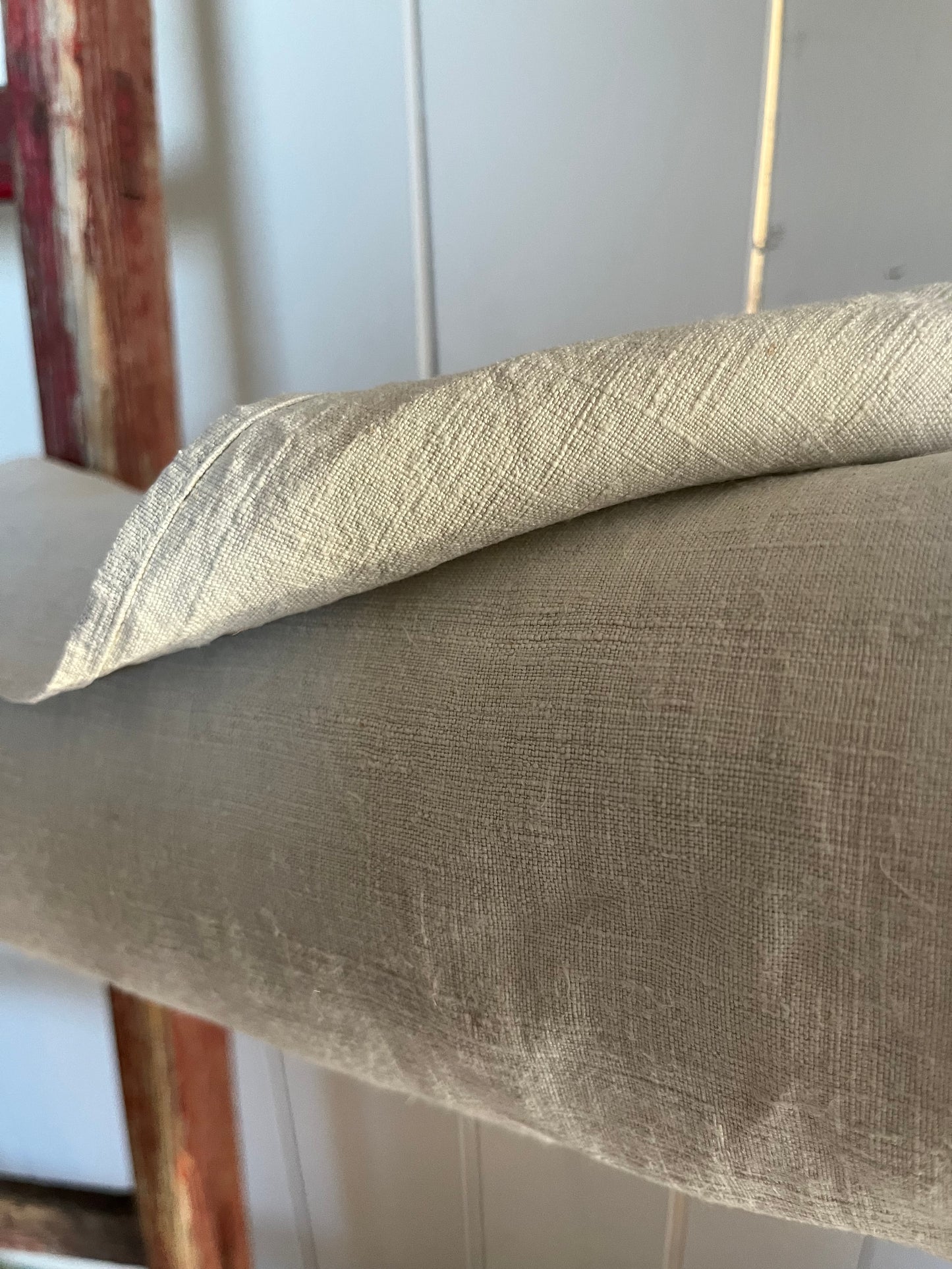 1906 gewebt: 7,1 Meter herrliches, sattes Bauernleinen