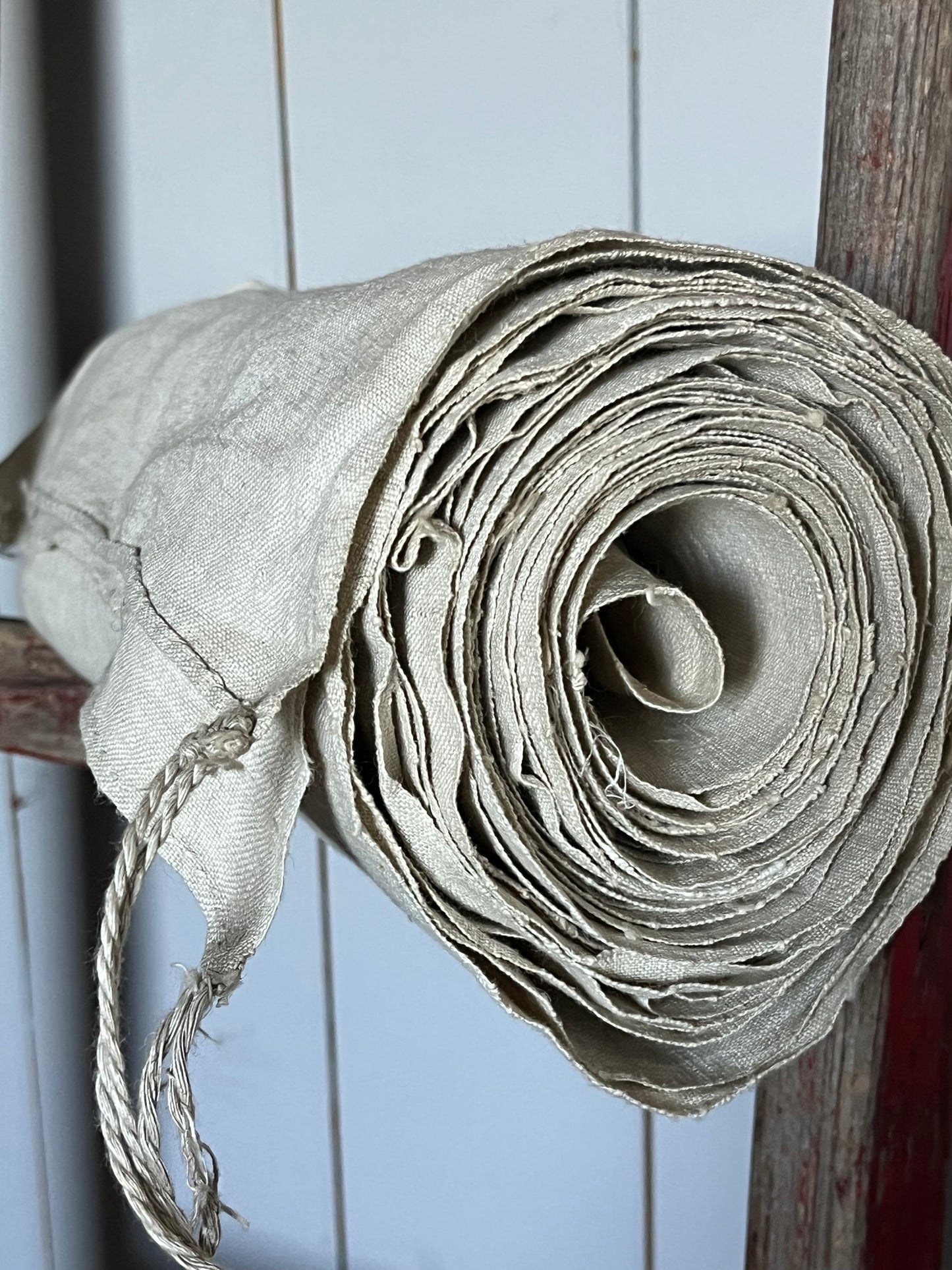 Rarität von 1871: 4,8 Meter sauberes, feines Leinen