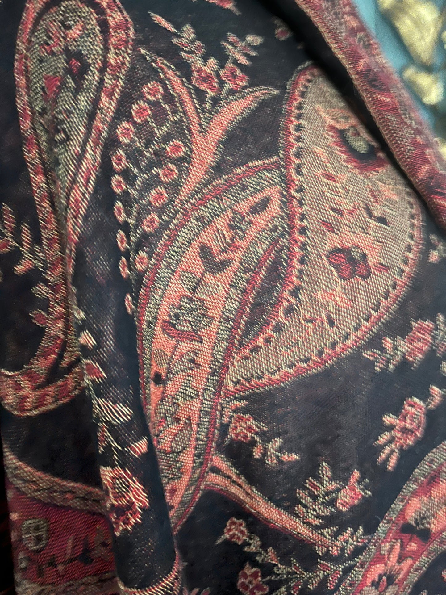 Kaschmir Vintage Schal Tuch aus Frankreich