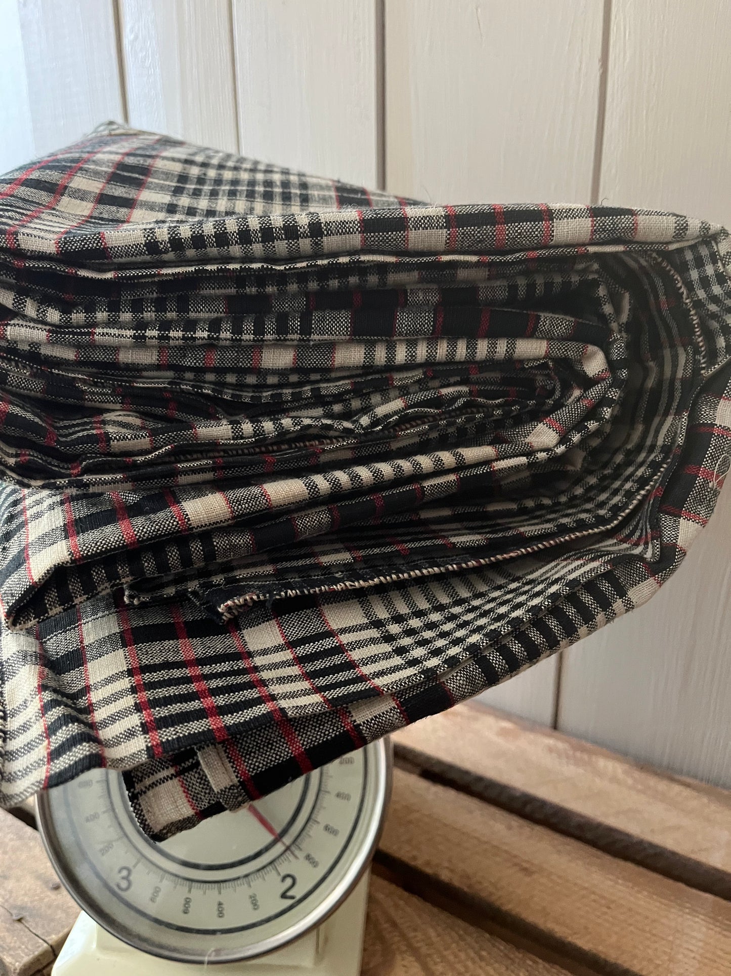 Wunderschöne alte XL Bettwäsche aus Bauernleinen handgewebt 1,8 Kilo