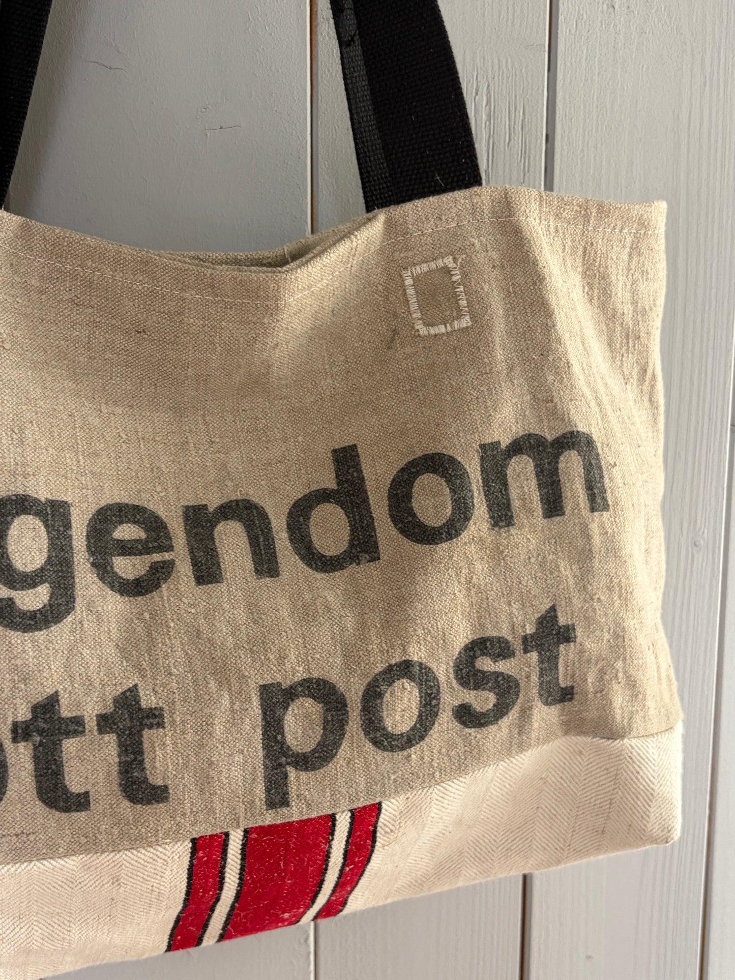 Dutch Bag: Tasche aus kräftigem altem Postsack aus den Niederlanden