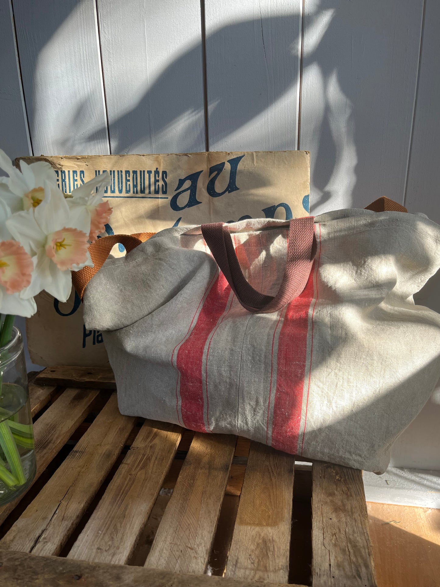 Leinentasche Shopper für den Einkauf