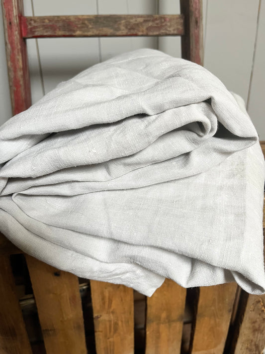 Riese: 3,2 x 2 Meter altes Wagentuch aus feinem Leinen