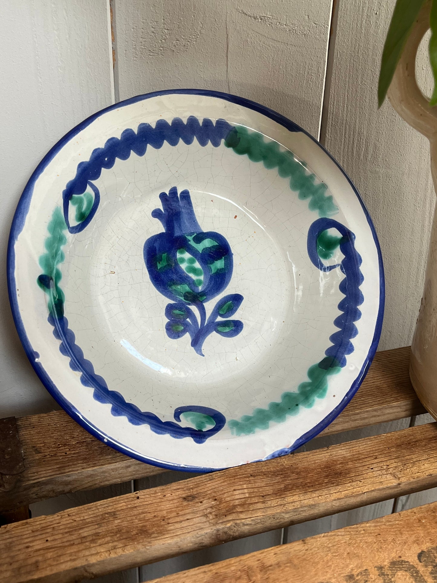 Keramik aus Granada - kleine Schüssel blau/weiß