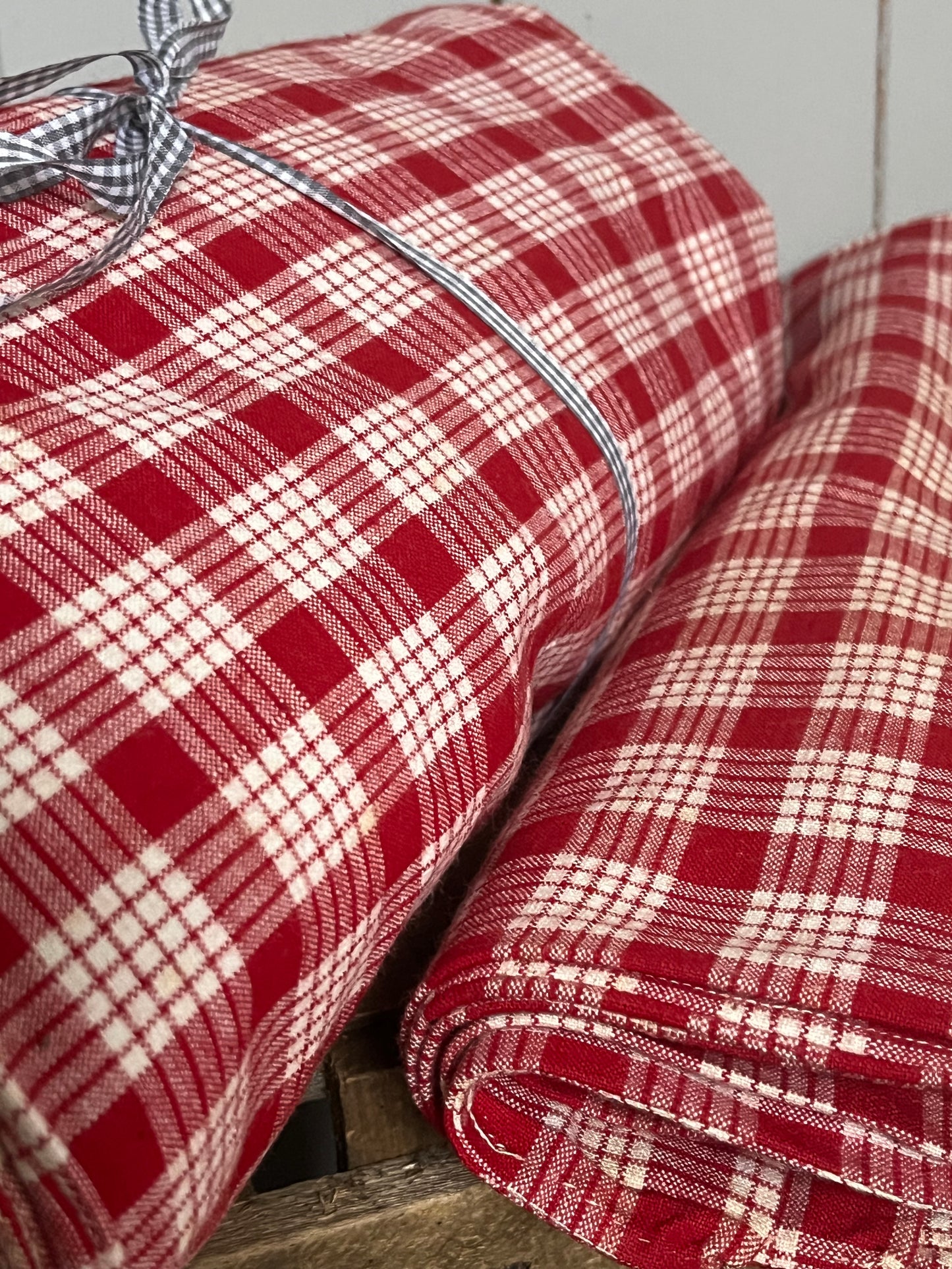 Gemütliche Bettwäsche aus Bauernleinen Kissen und Bettbezug