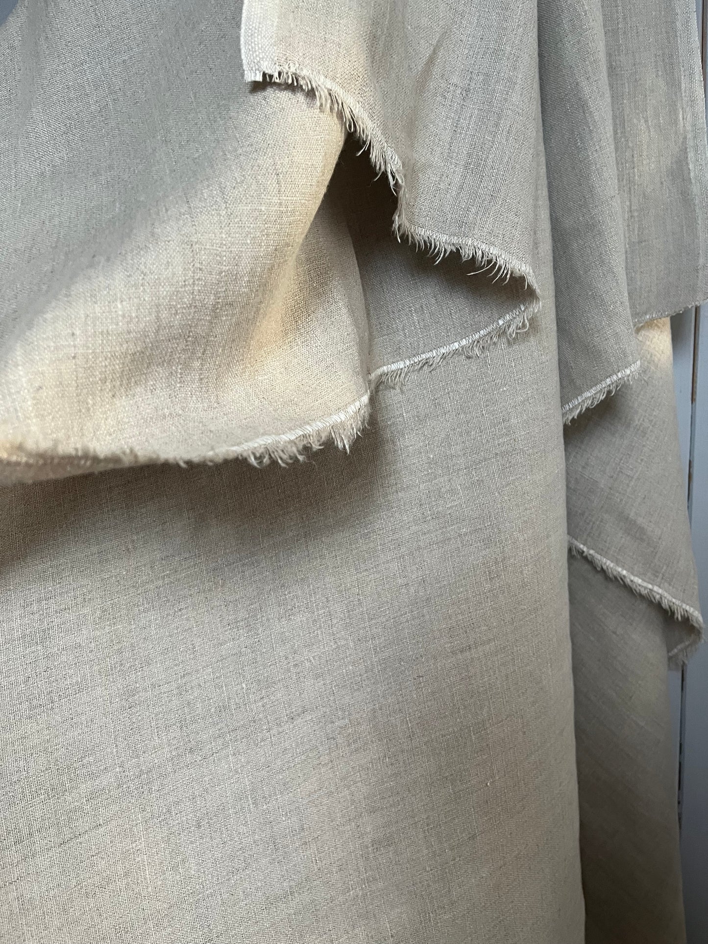 XL Leinen Decke, Überwurf aus schwerem Leinen Natur 200 x 155