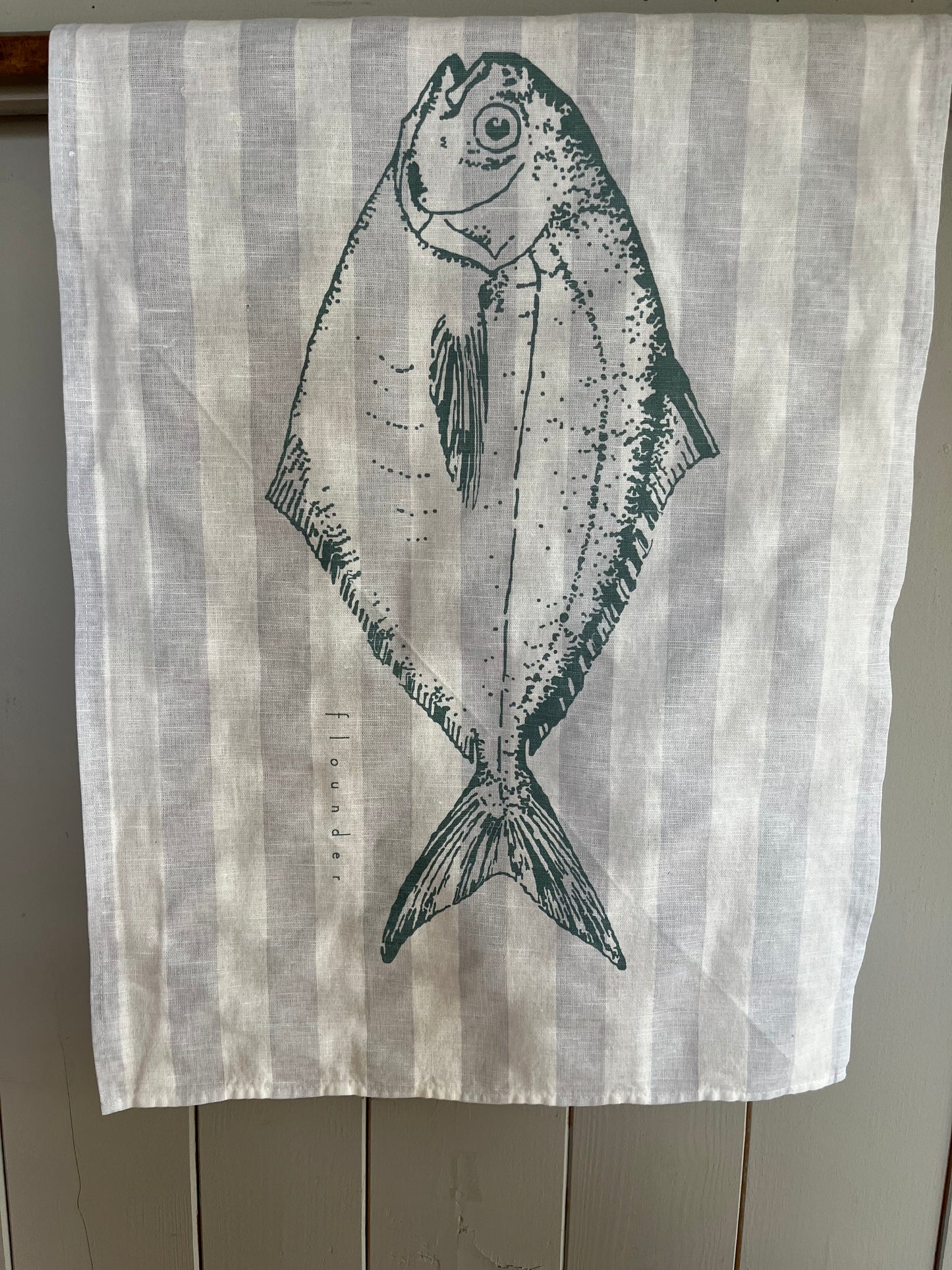 Küchentuch mit Motiv: Artischocke, Spargel, Fisch