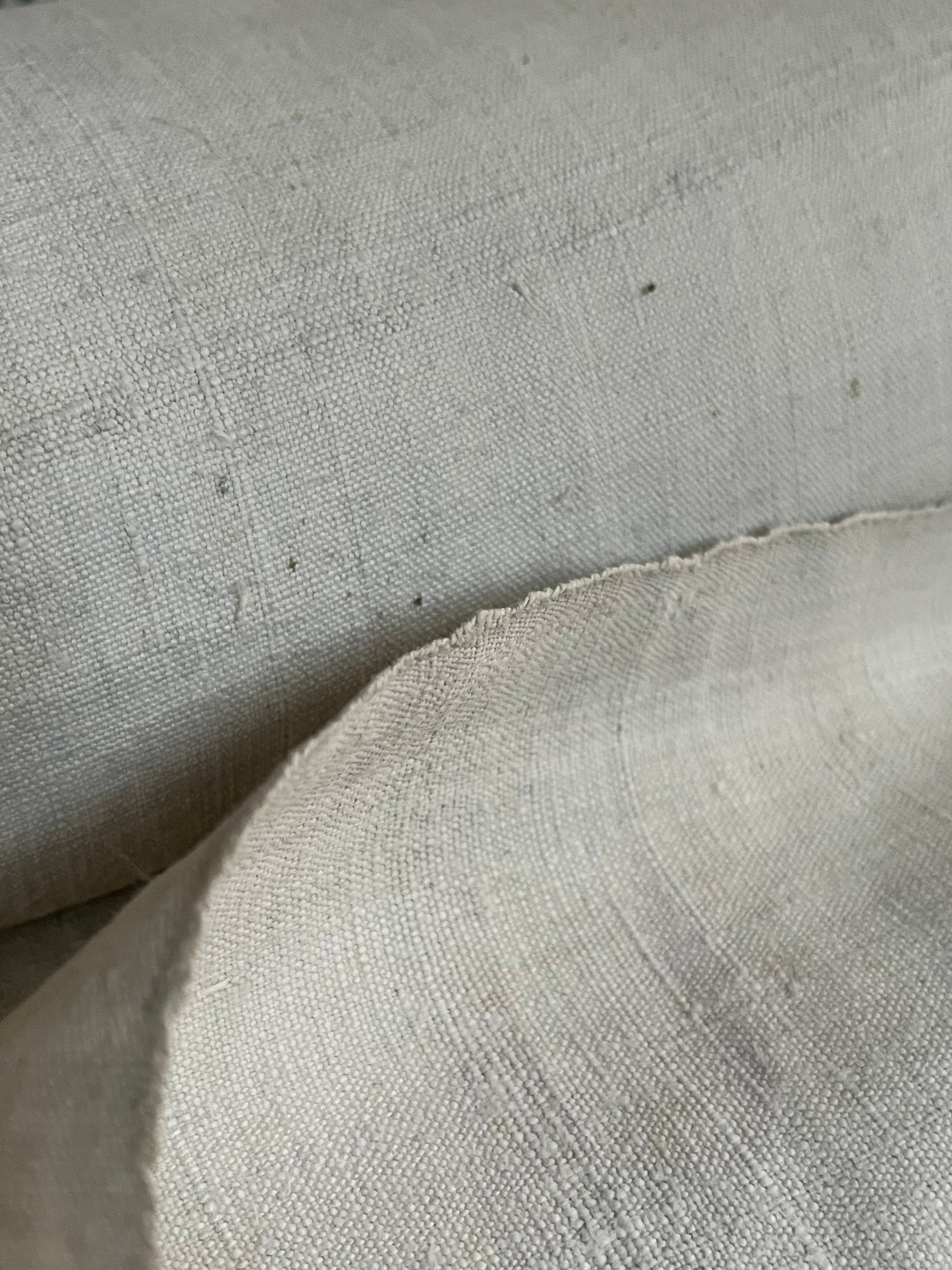 Original verschnürt: 8 Meter schweres Leinen 1940er Jahre - 2,4 Kilo