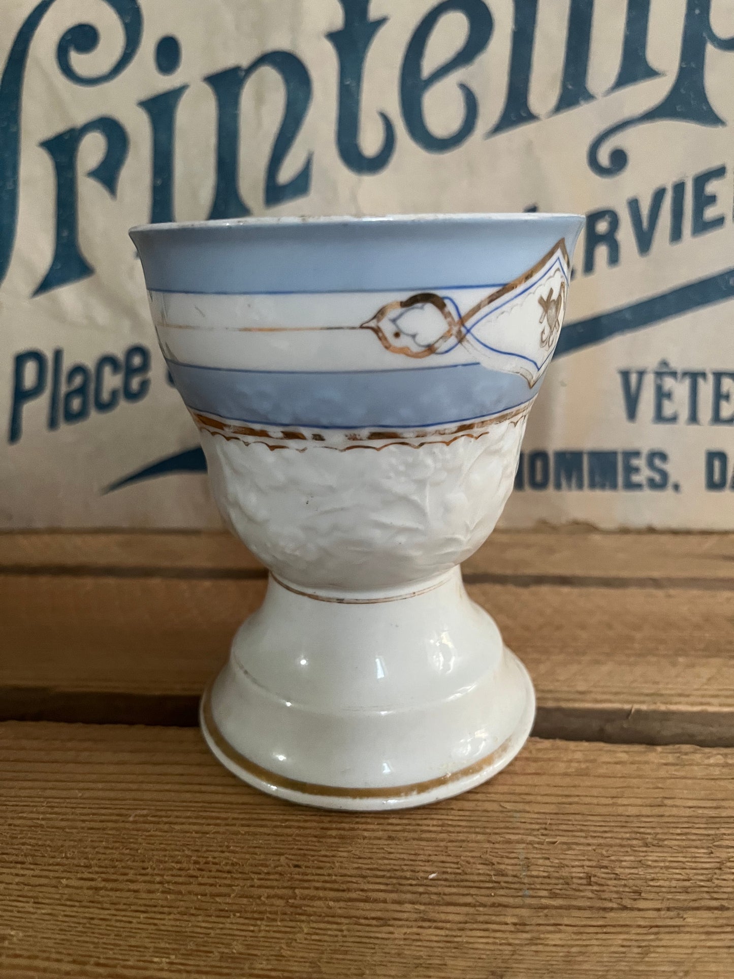 Antiker Kakaobecher Andenkenbecher Biedermeier