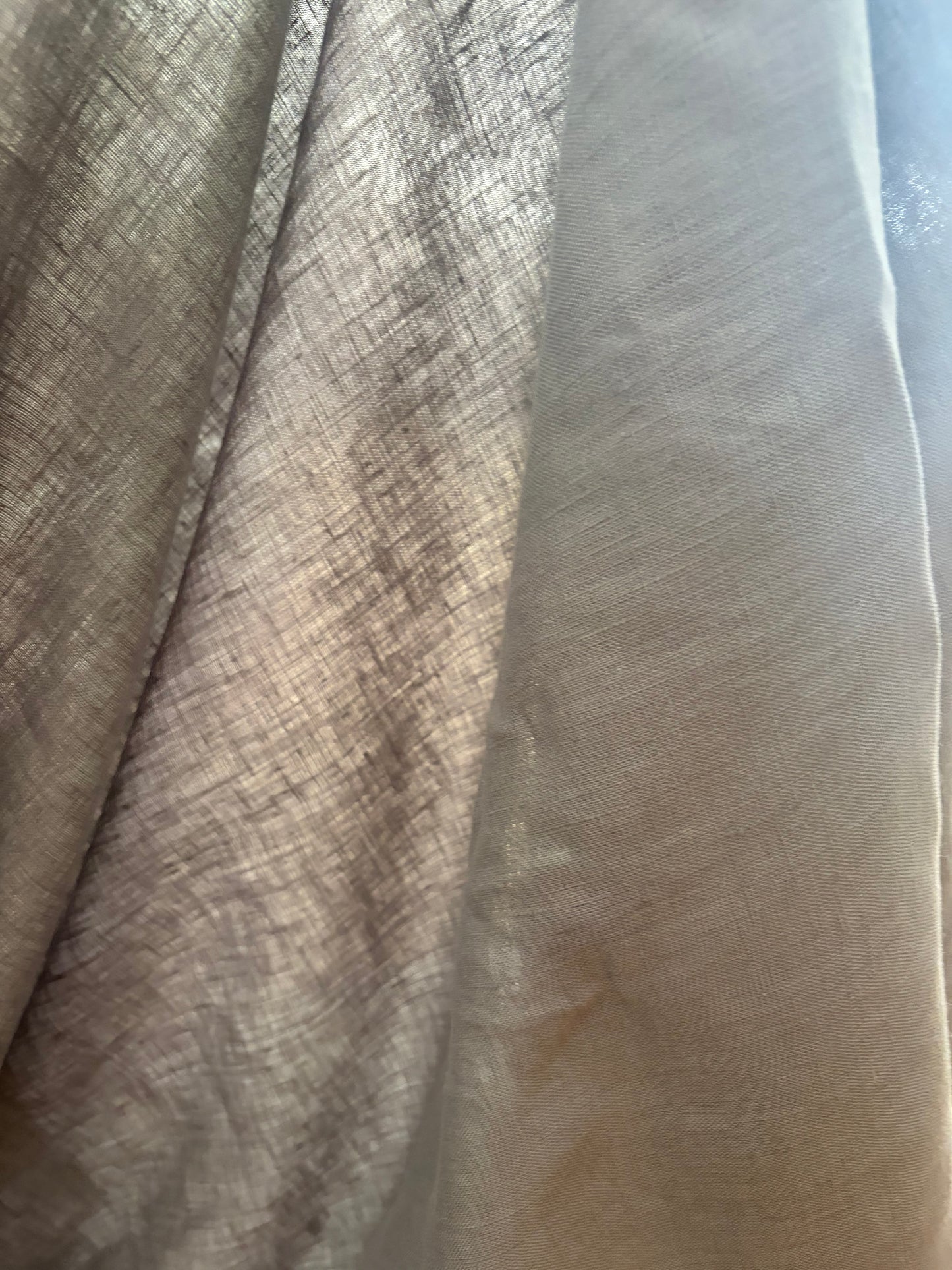 Washed Leinen in zart Grau 7 x 145