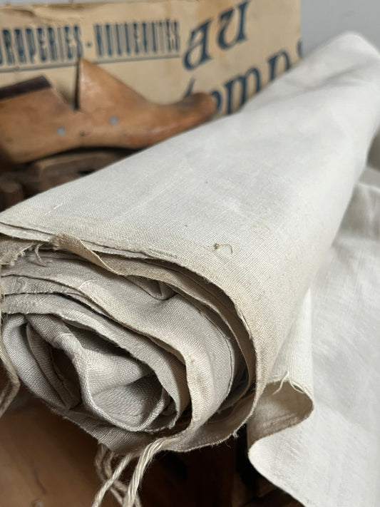 7,4 Meter fein gewebtes Leinen