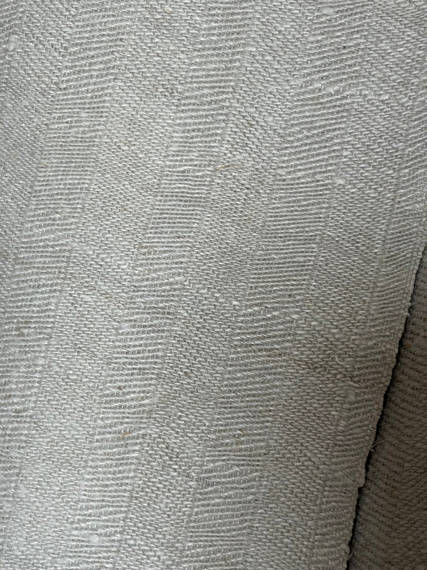 Top XXL Tuch mit Grätenmuster und Monogramm 125 x 43
