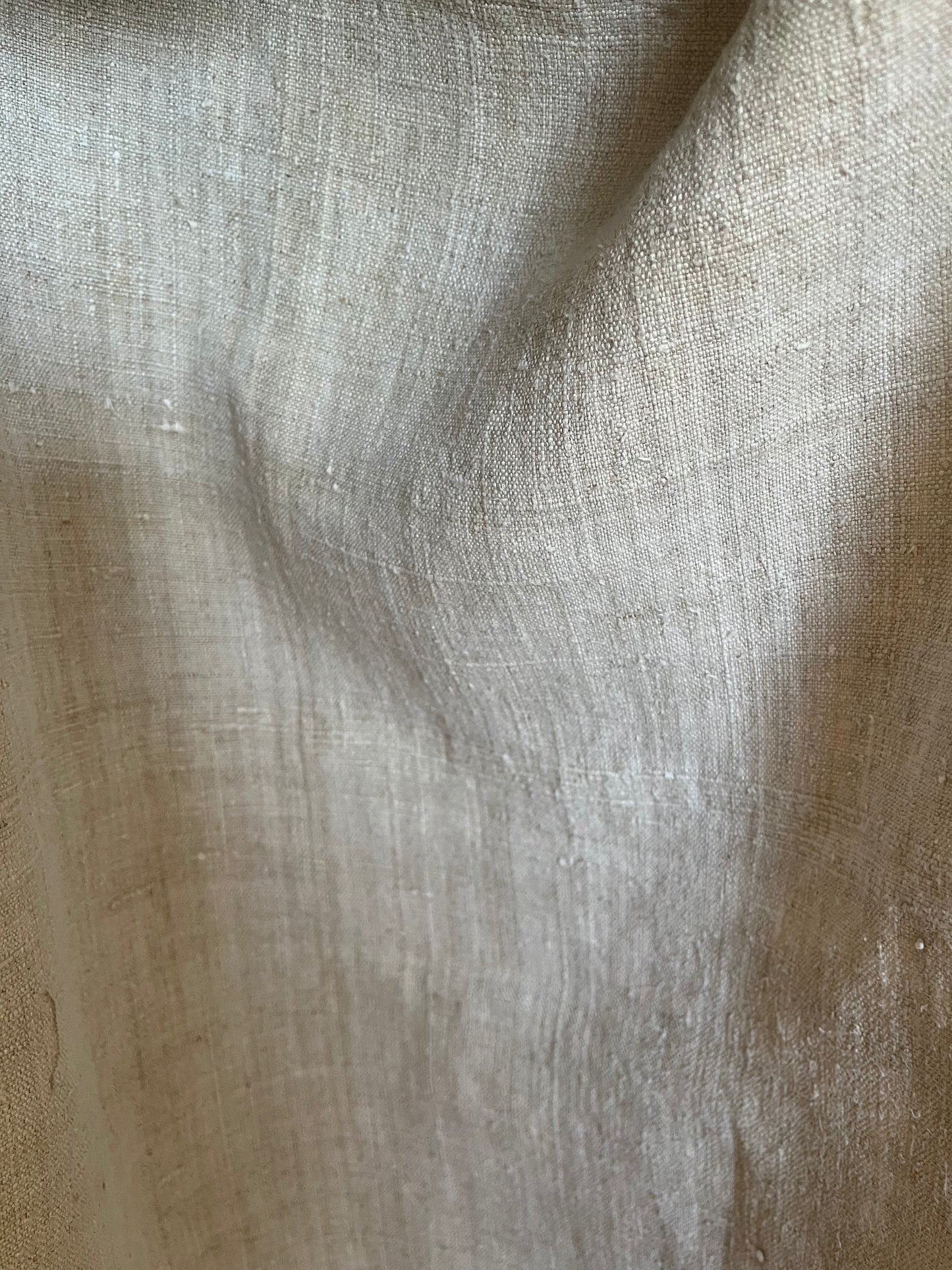 1905: extra großer Leinensack mit herzförmigem original Aufdruck 128 x 60