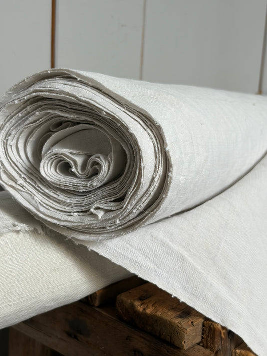 10,8 feines Leinen um 1910: handgewebt und sauber 1,6 Kilo