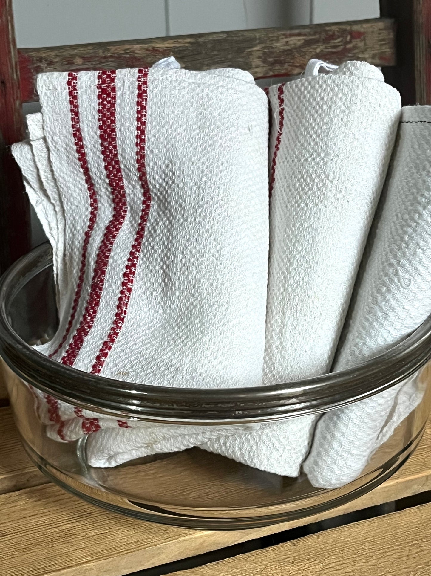 Trio: Leinentücher mit Struktur