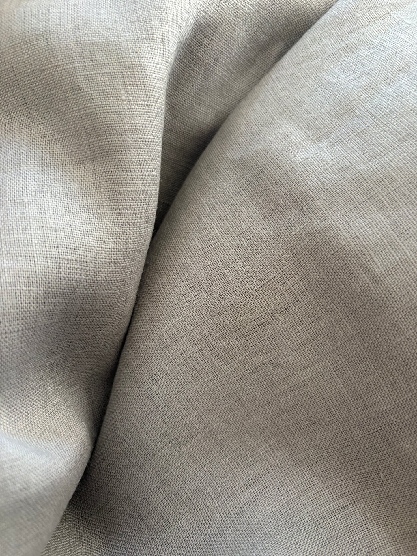 Washed Leinen in zart Grau 7 x 145
