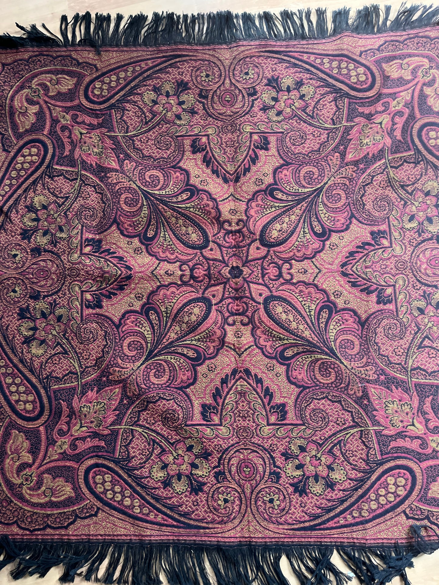 Paisleydecke aus Frankreich