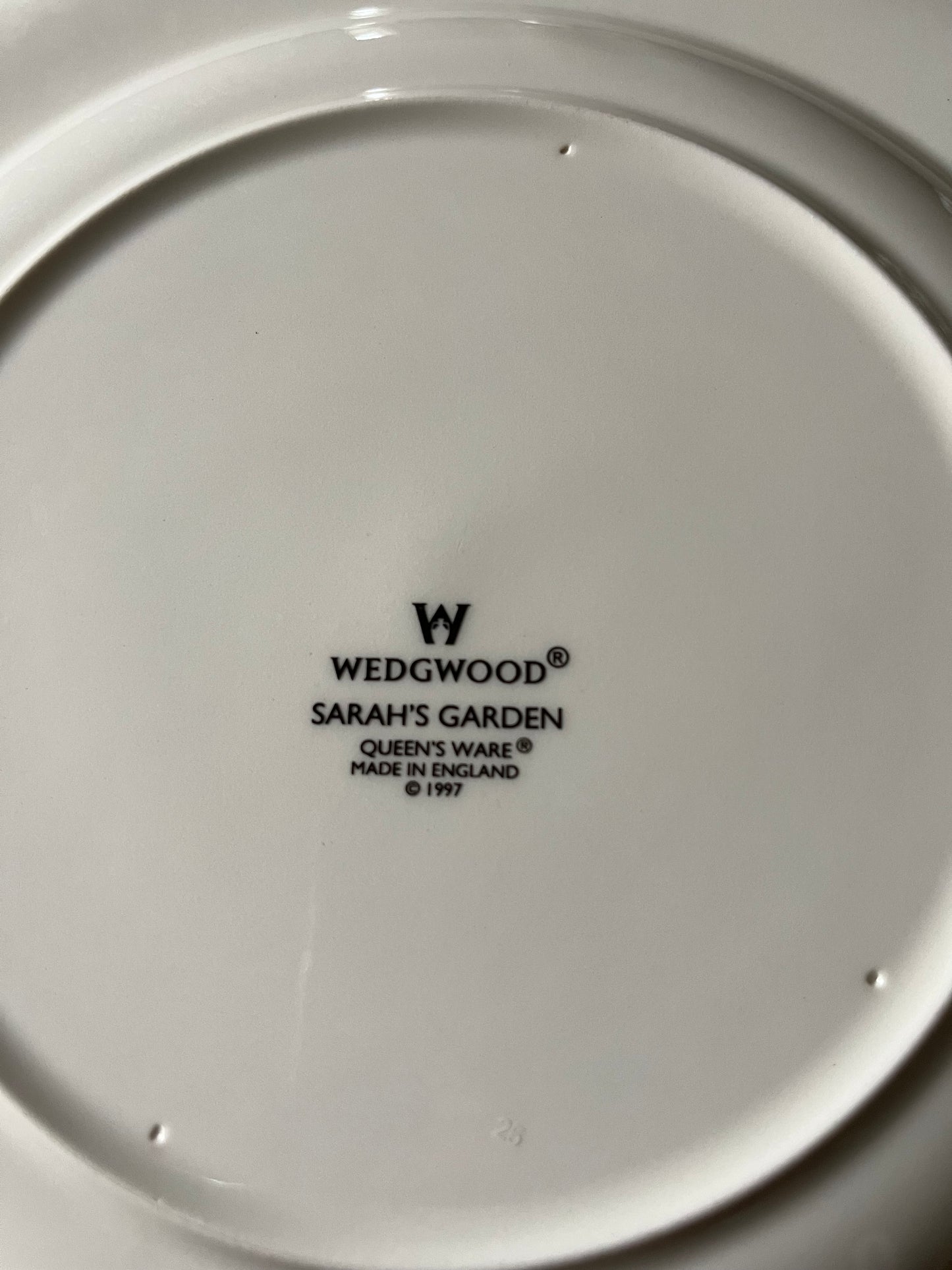 Sarah‘s Garden Wedgwood 6 große Speiseteller 27,5 cm