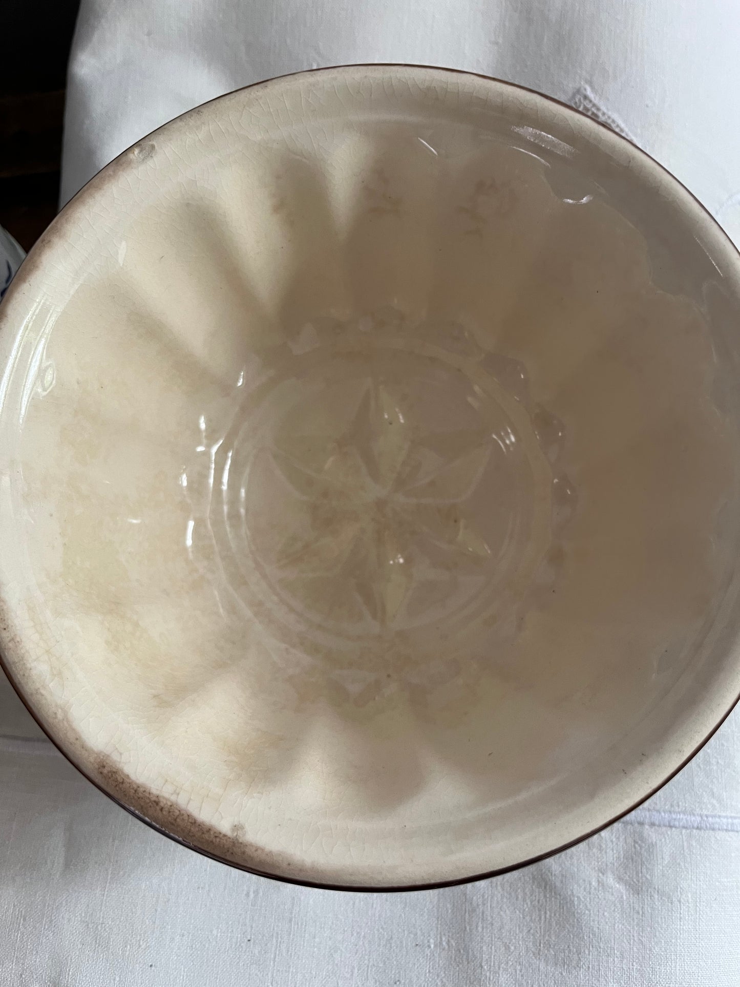 Große und alte Puddingform aus Frankreich