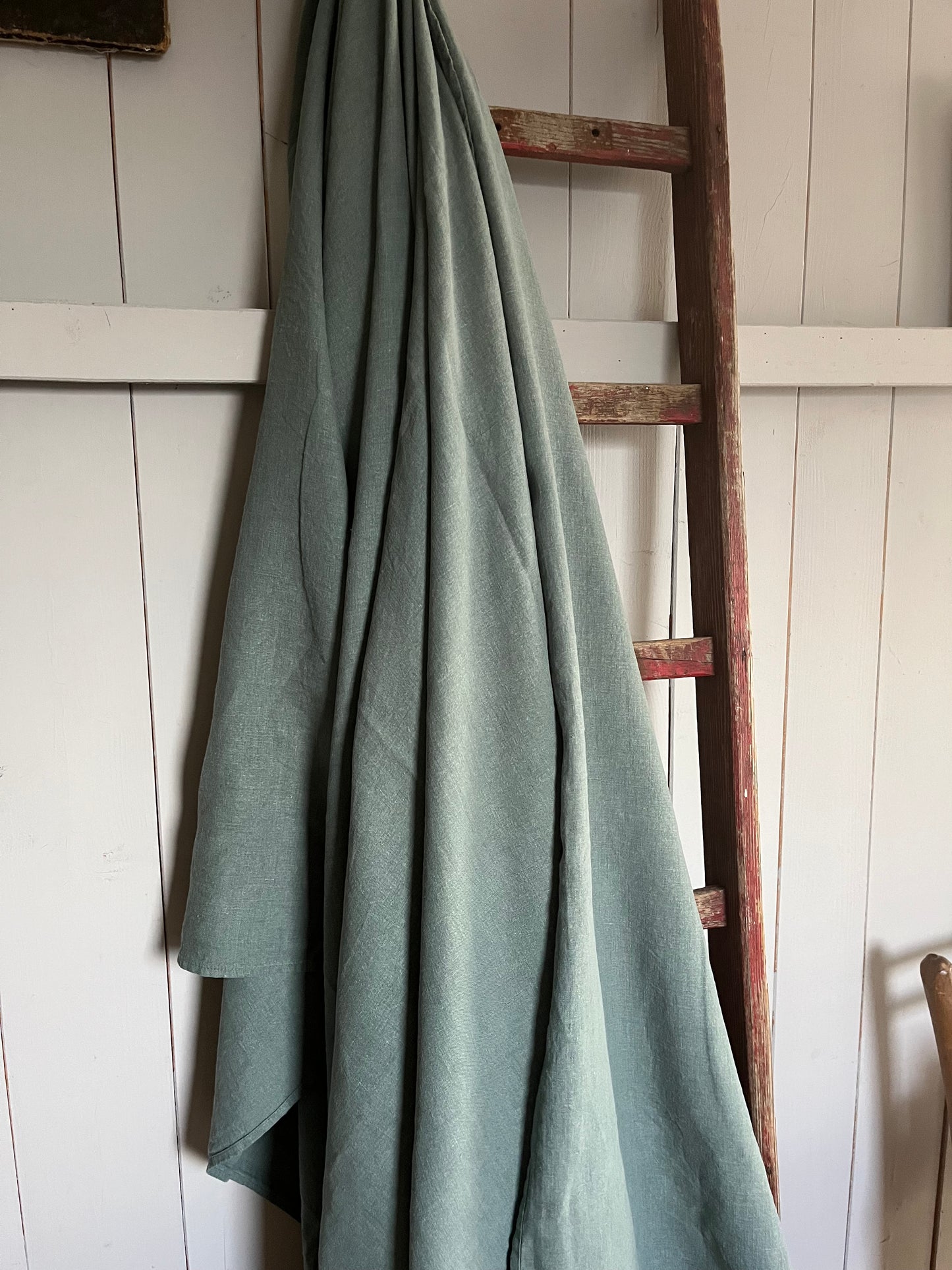 XL Leinen Decke, Überwurf aus schwerem Leinen 225 x 150