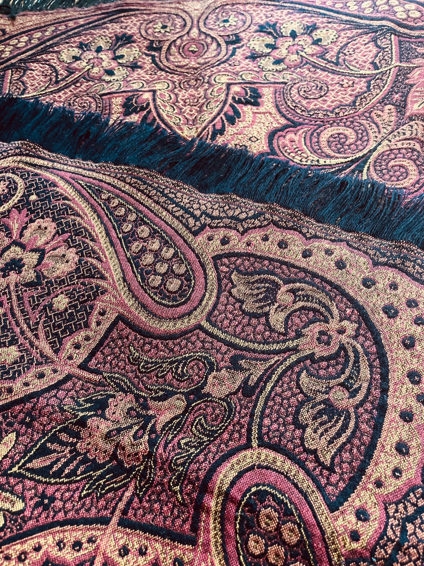 Paisleydecke aus Frankreich