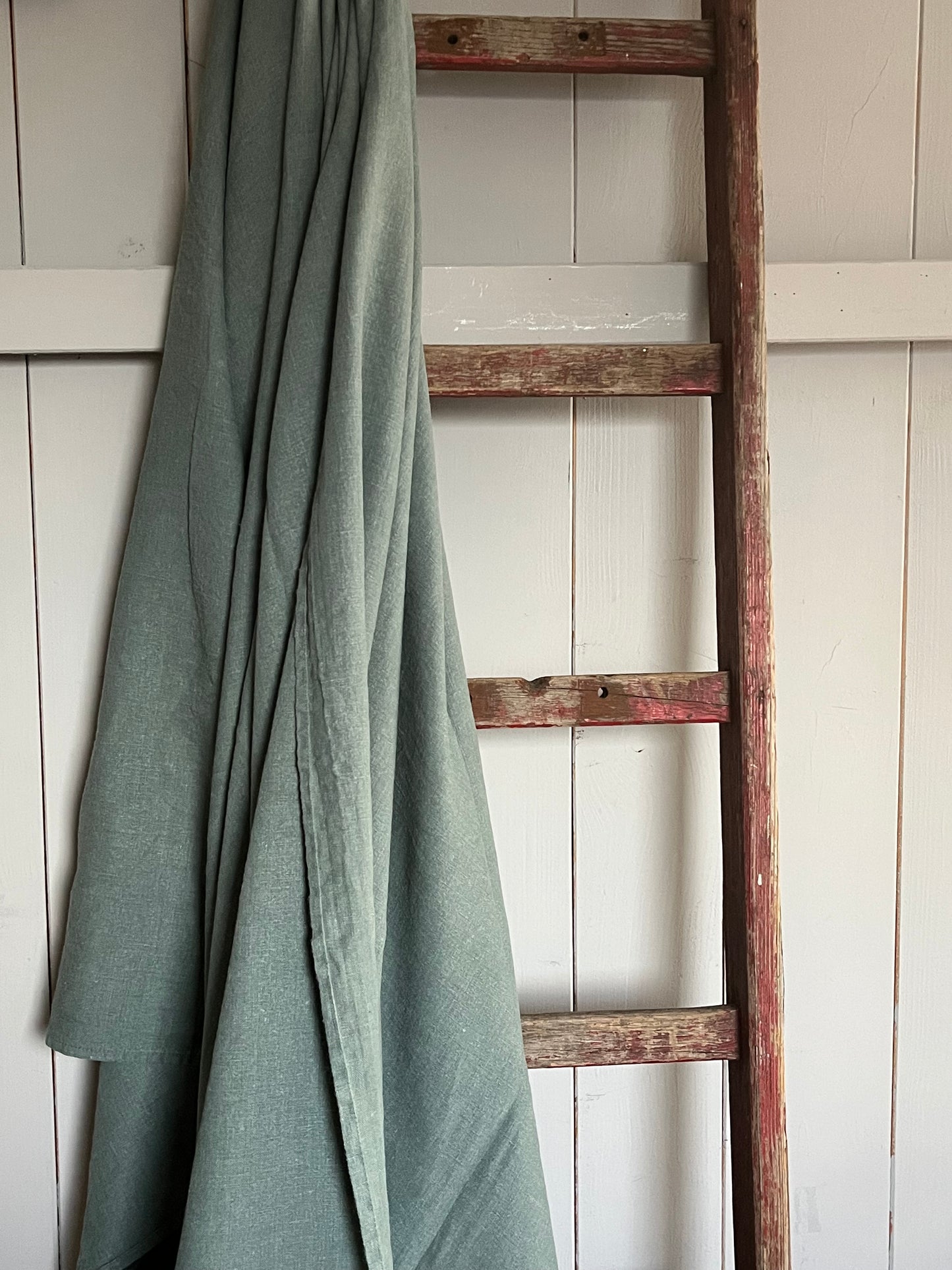 XL Leinen Decke, Überwurf aus schwerem Leinen 225 x 150