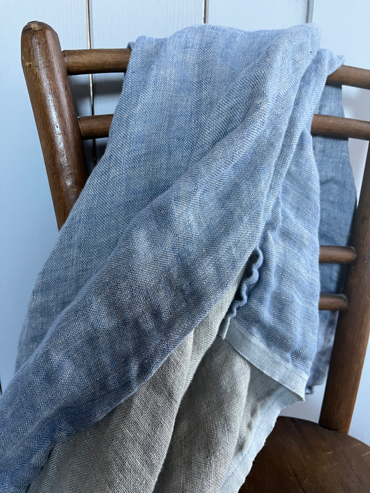 Kuscheldecke Decke aus washed Leinen