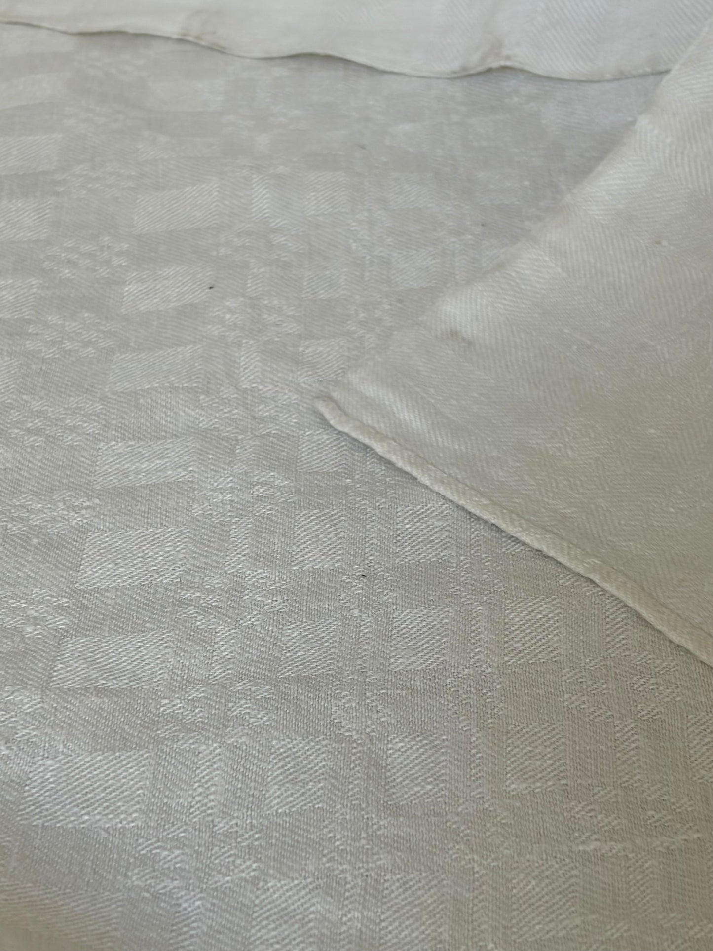 XXL französische vintage Leinendecke top 1,9 x 4,15