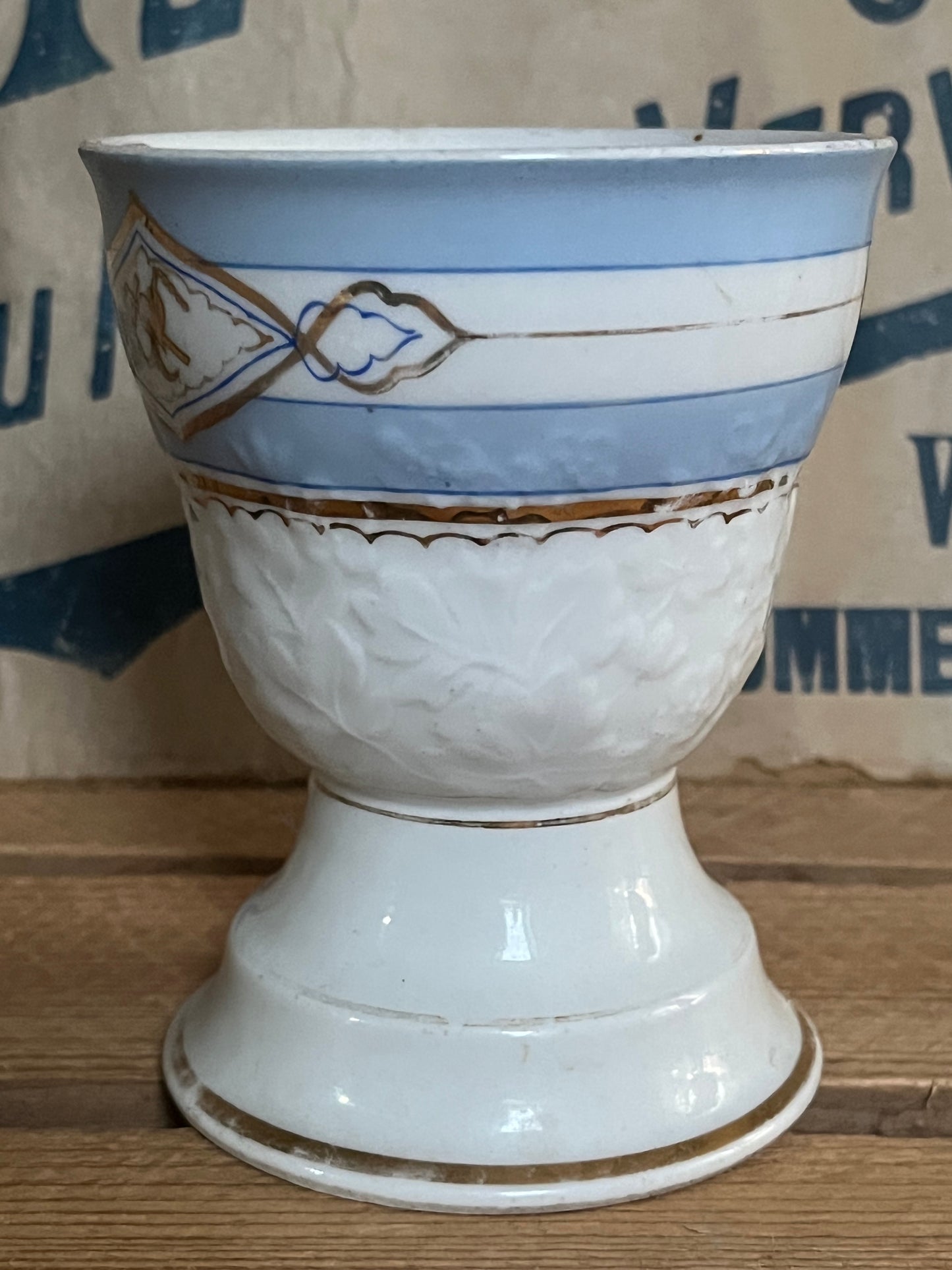 Antiker Kakaobecher Andenkenbecher Biedermeier