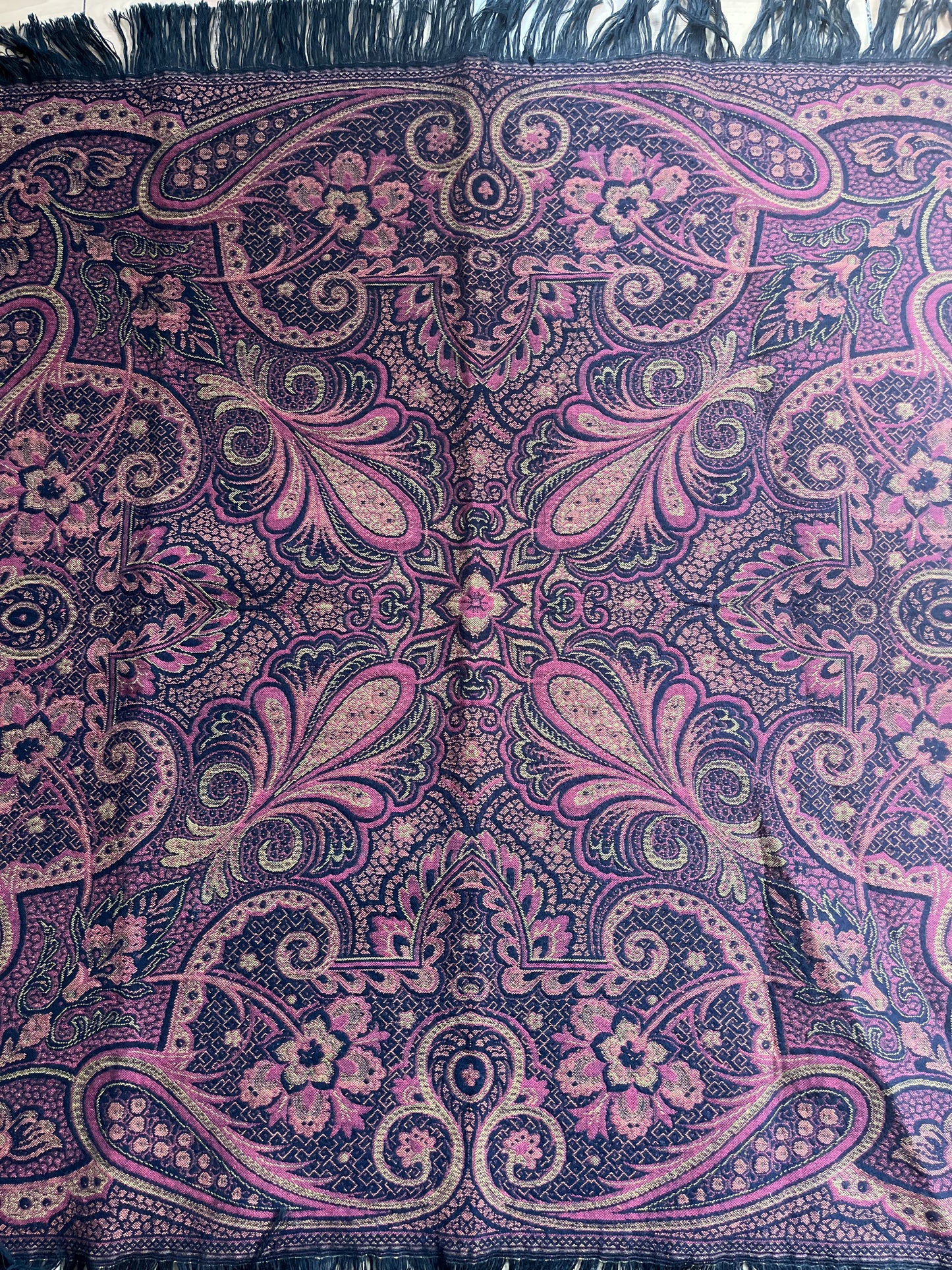 Paisleydecke aus Frankreich