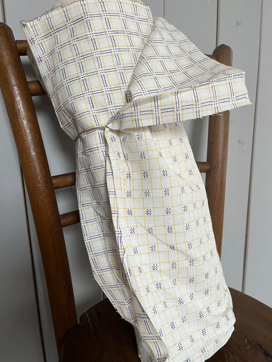 Seltenes Leinen aus den 1930er Jahren: 6 x 0,8 Meter