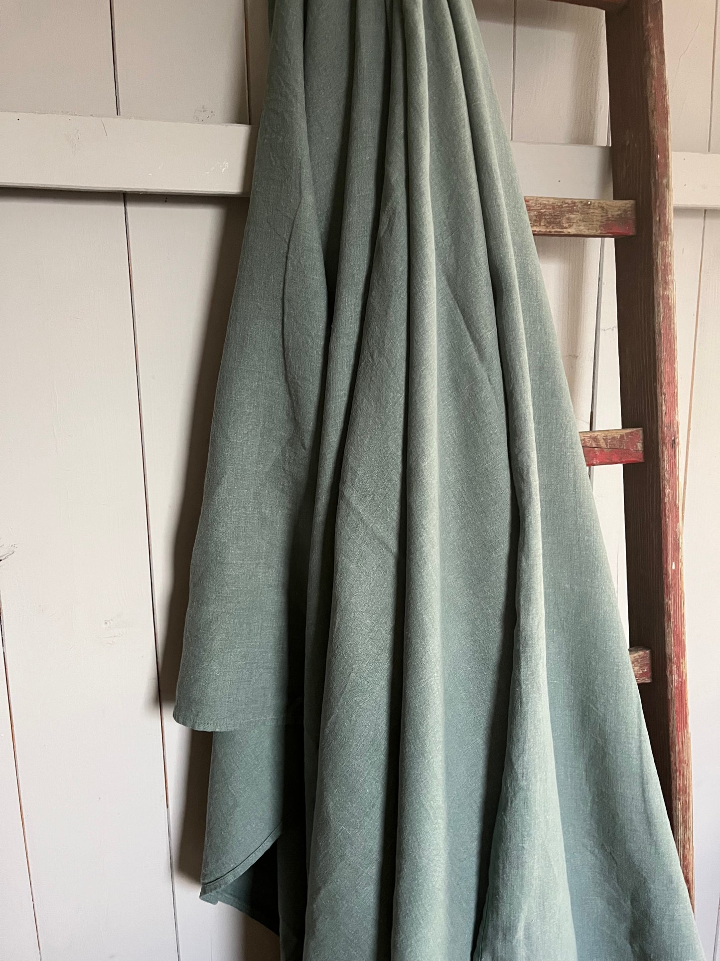 XL Leinen Decke, Überwurf aus schwerem Leinen 225 x 150