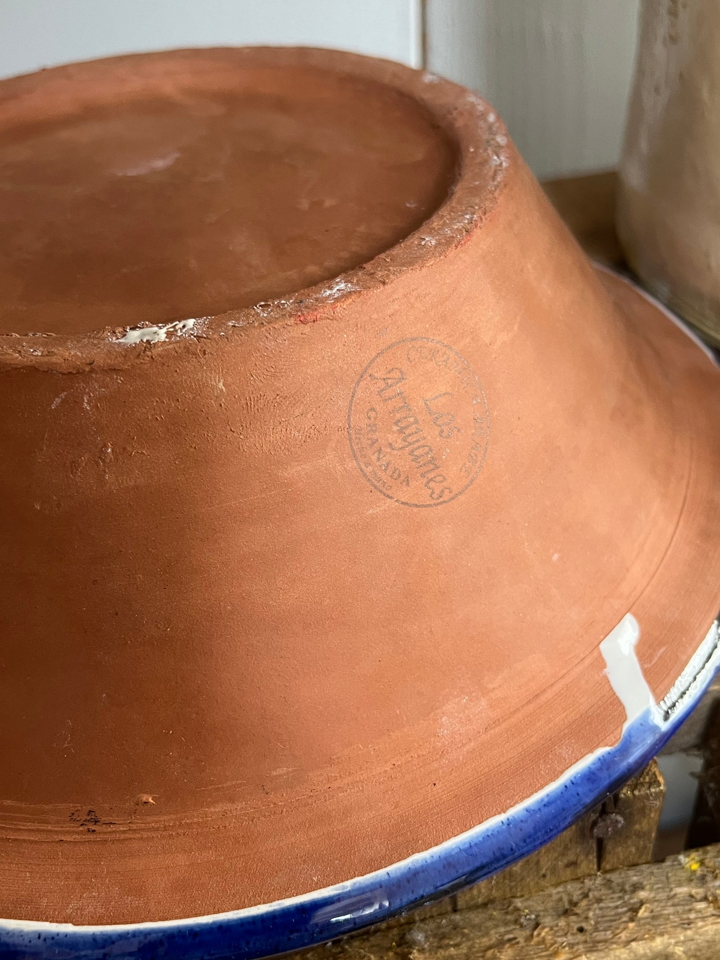 Keramik aus Granada - kleine Schüssel blau/weiß